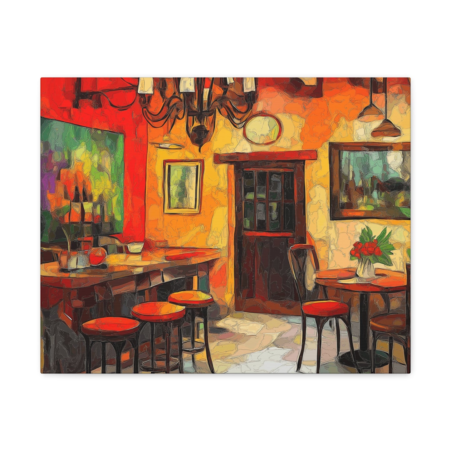 Canvas Gallery Wraps - Bistro Cafe Wall Art