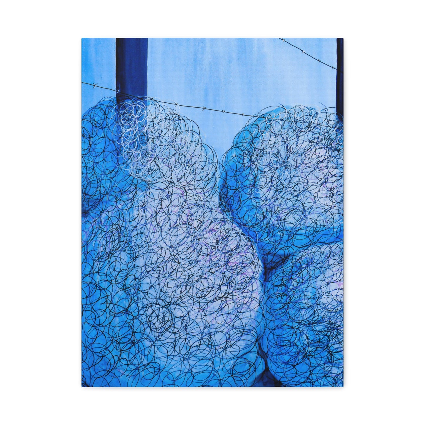 Blue Tumbleweed Canvas Gallery Wraps