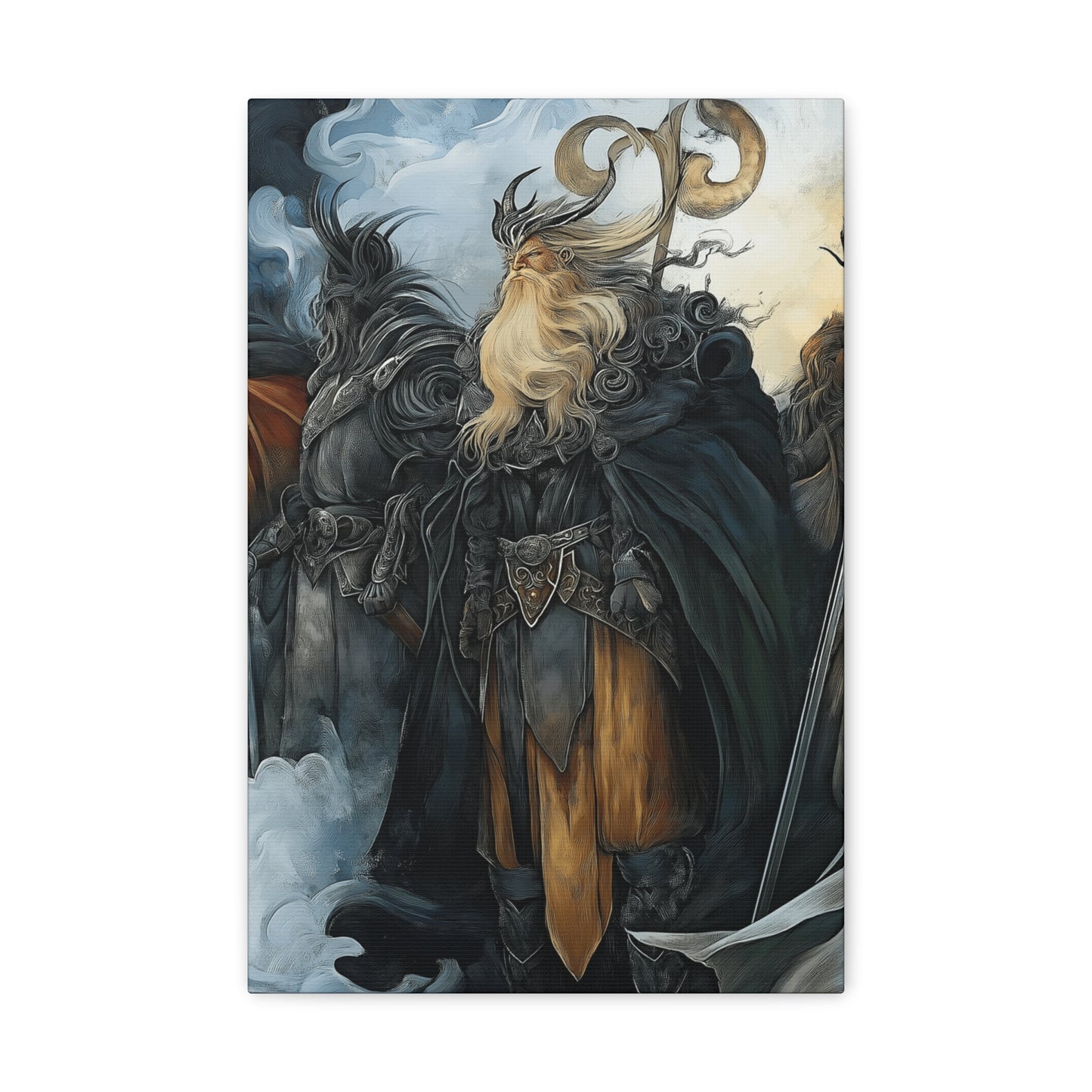 Canvas Wrap Warrior Leader Wall Art