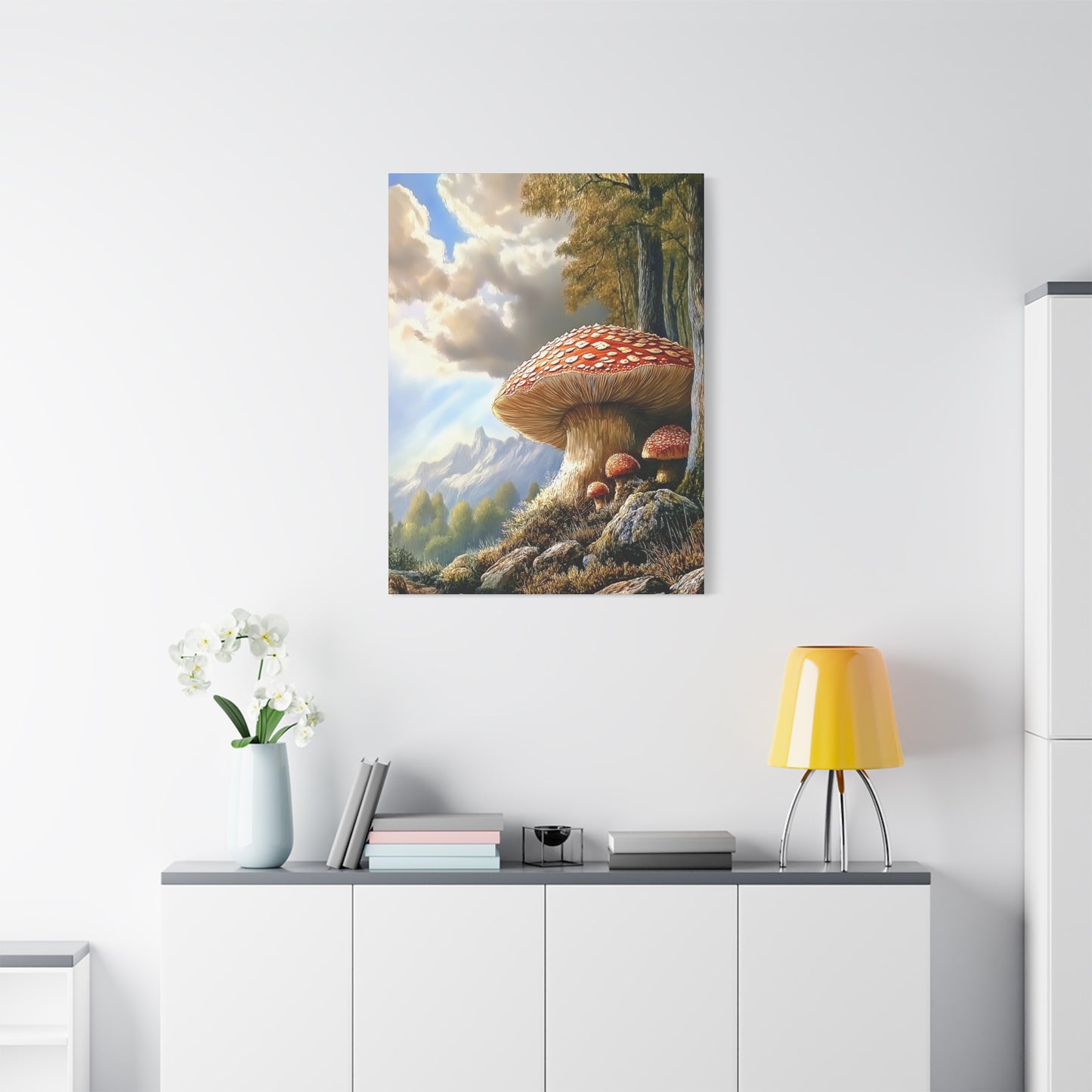Canvas Print - Giant Mushrooms in the Rockies