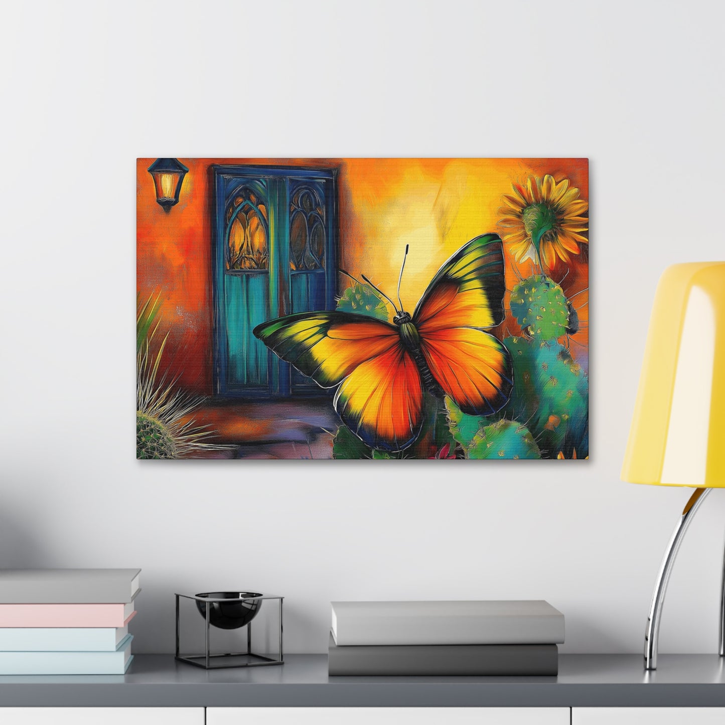 Canvas Gallery Wraps Southwest Butterfly Wall Art