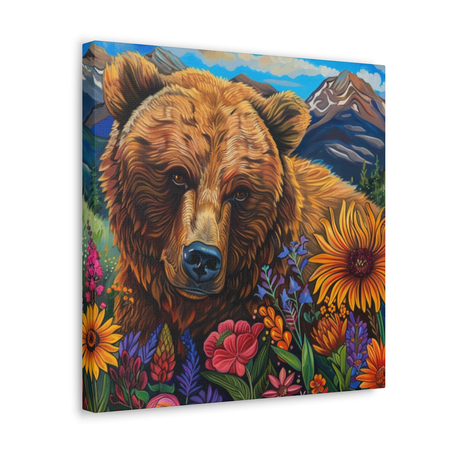 Brown Bear Canvas Gallery Wraps