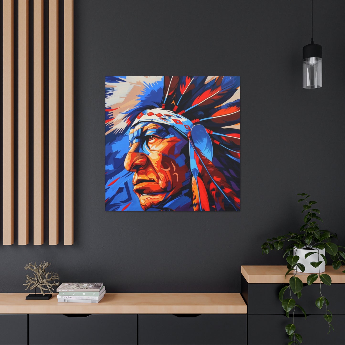Chickasaw Leader Canvas Gallery Wraps