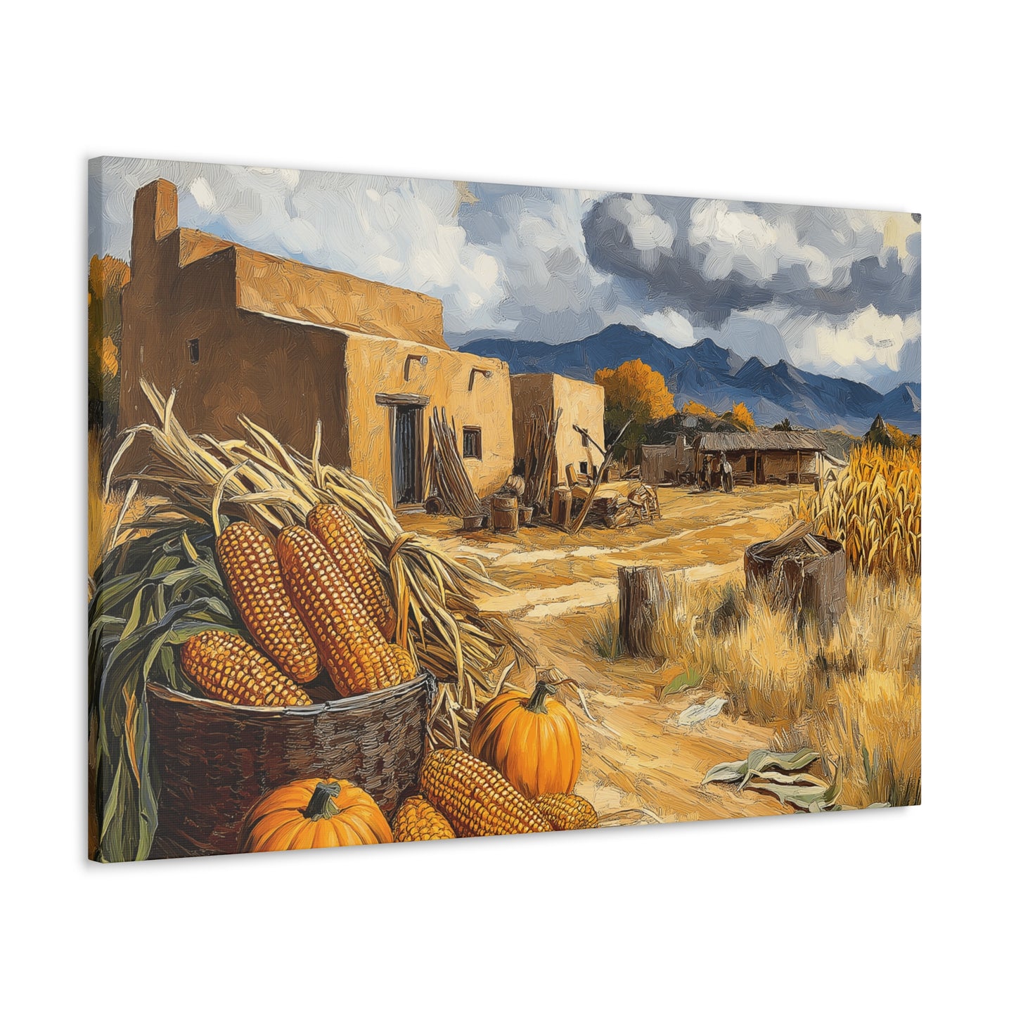 Canvas Gallery Wraps - Village Life Wall Art