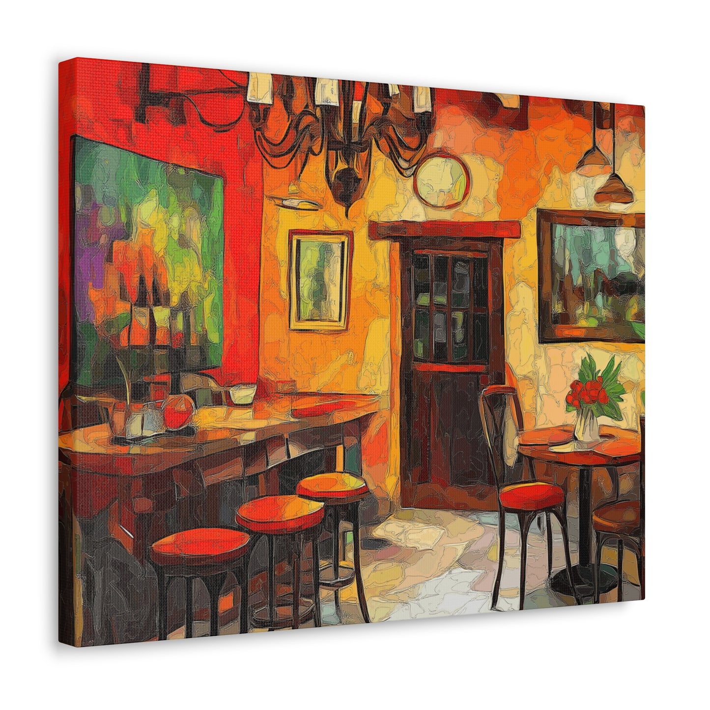 Canvas Gallery Wraps - Bistro Cafe Wall Art