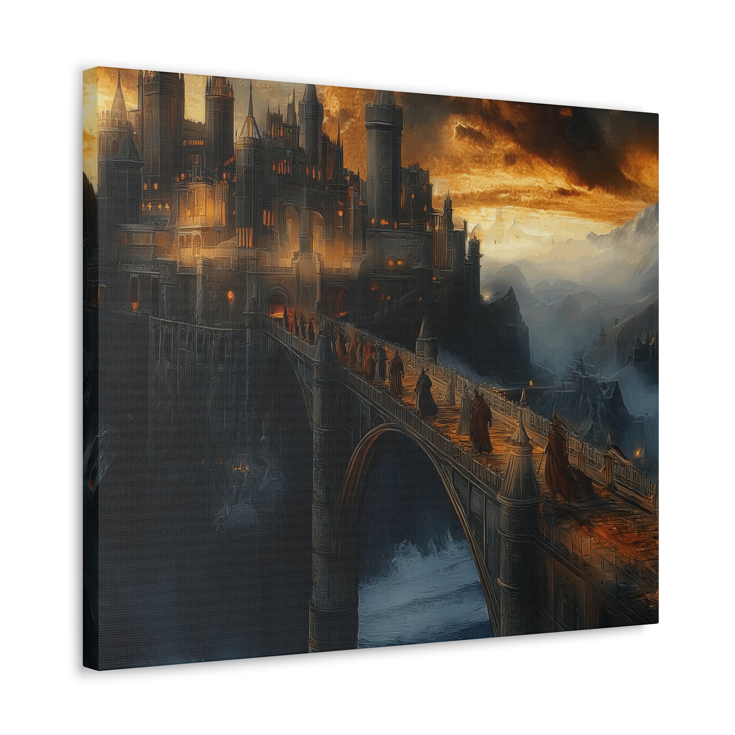 Canvas Wall Art - Dark Castle Entrance