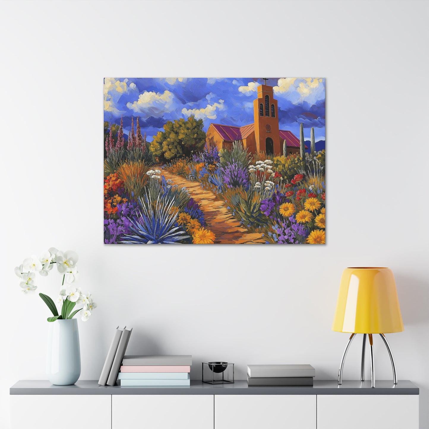 Canvas Prints - Abundance of Colorful Blooms Wall Art