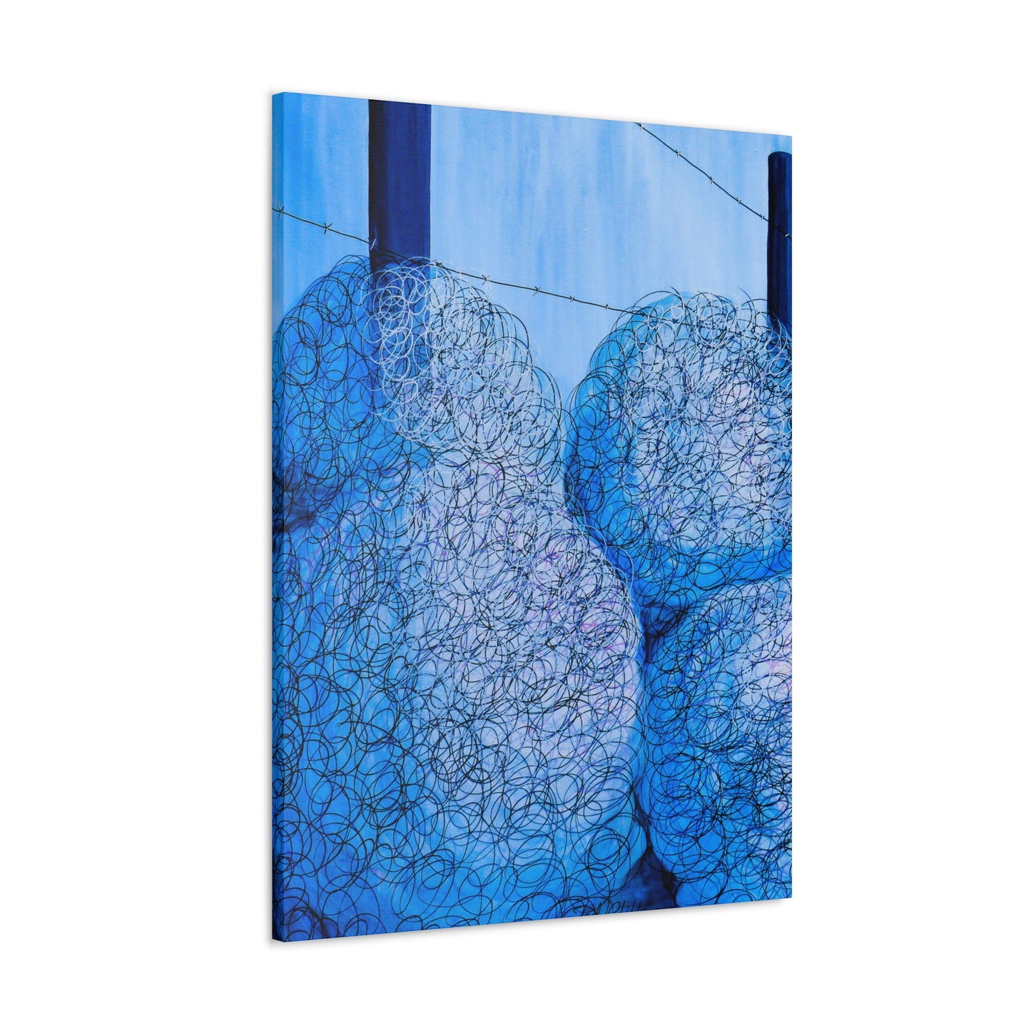 Blue Tumbleweed Canvas Gallery Wraps