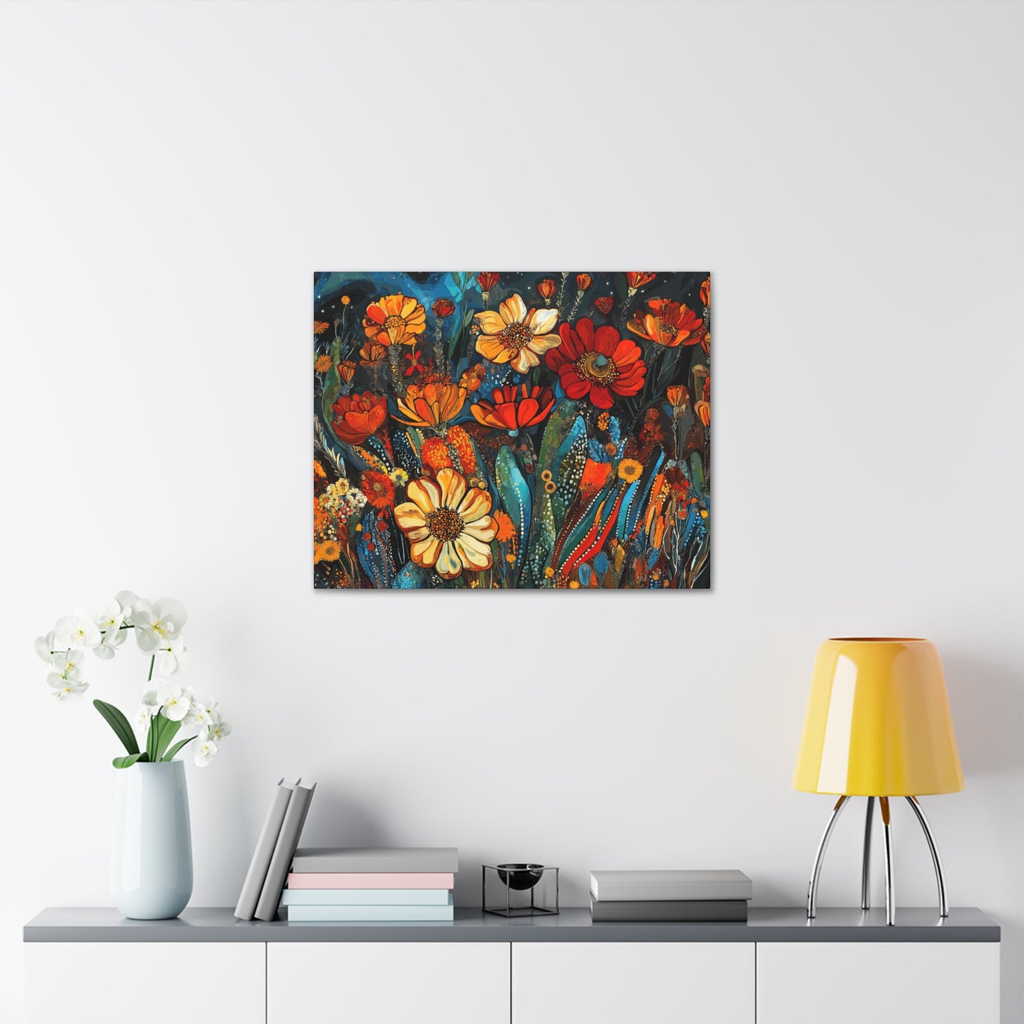 Canvas Gallery Wraps Cacti Flower Bold #4