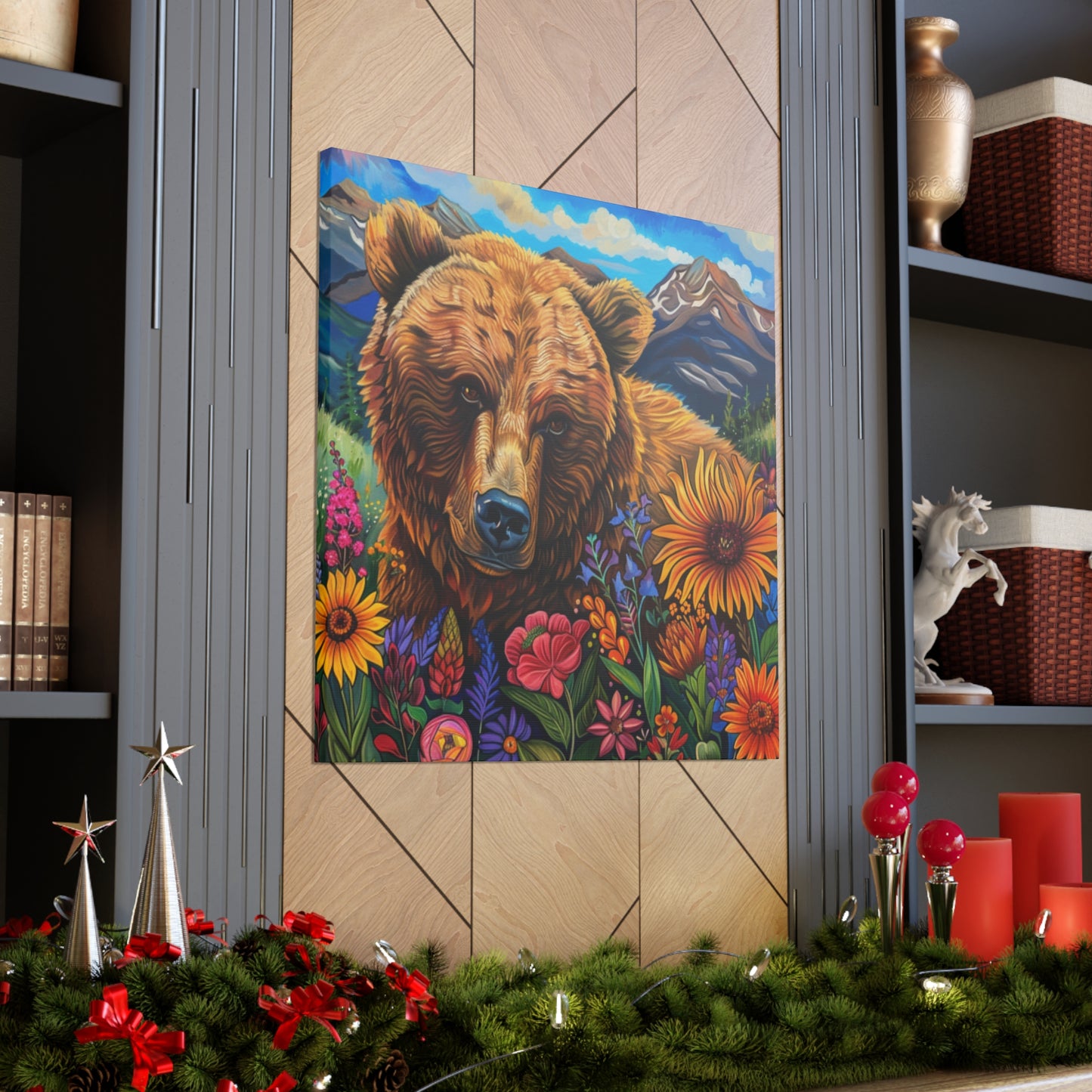 Brown Bear Canvas Gallery Wraps