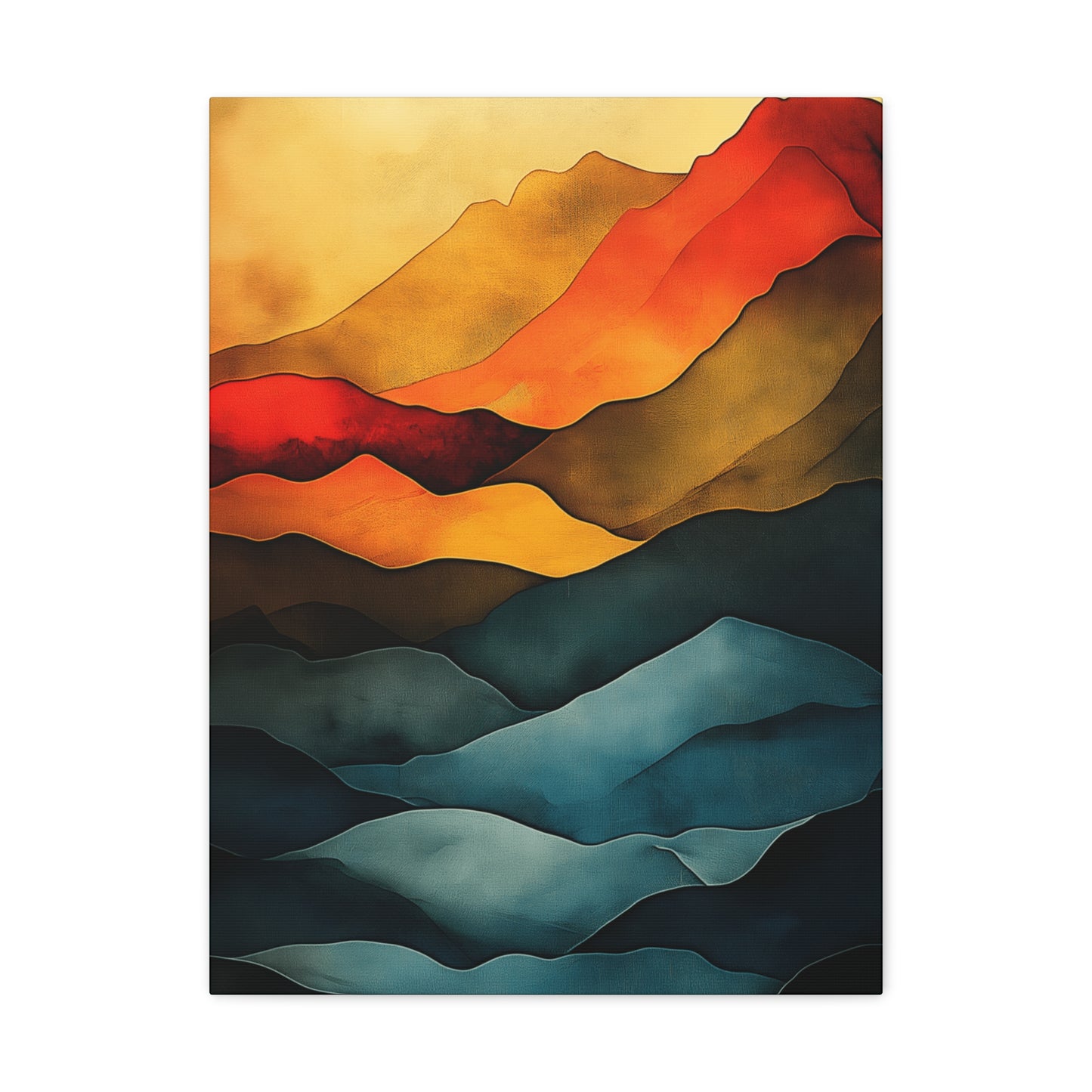 Canvas Prints Bold Expression Mountains