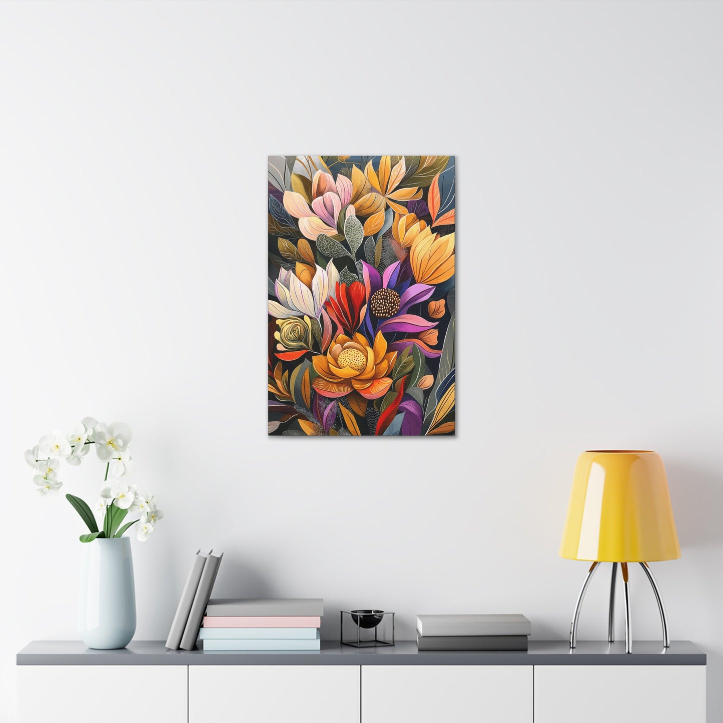 Canvas Wraps - Pastel Cactus Flowers Two