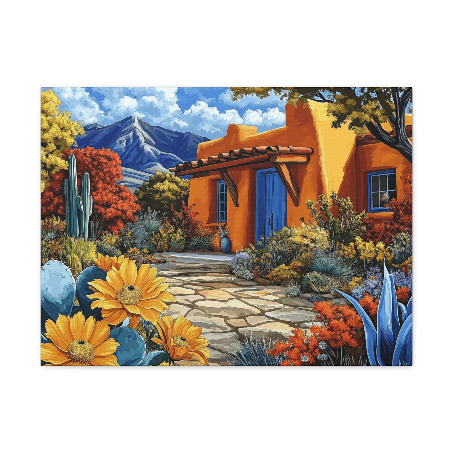 Canvas Gallery Wraps - New Mexico Echoes Casa 16 Wall Decor