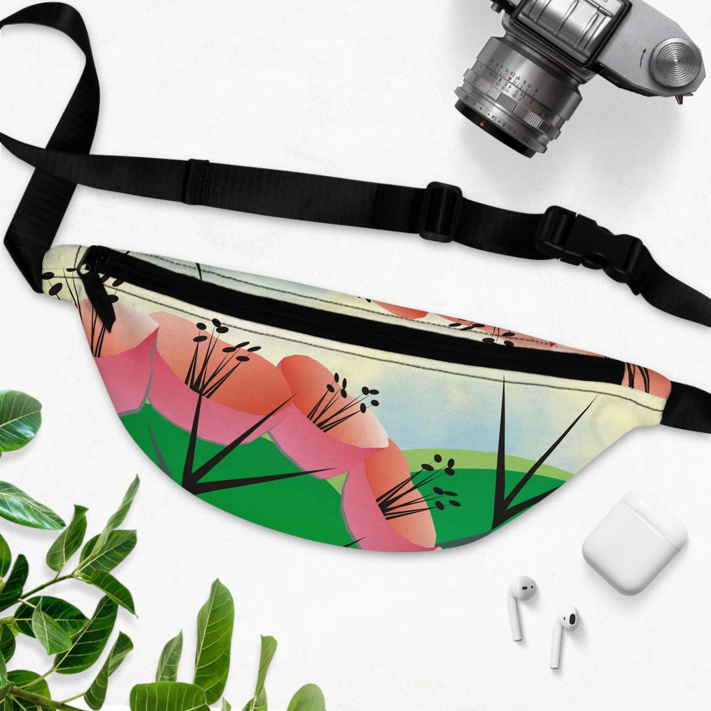Green Cactus Fanny Pack