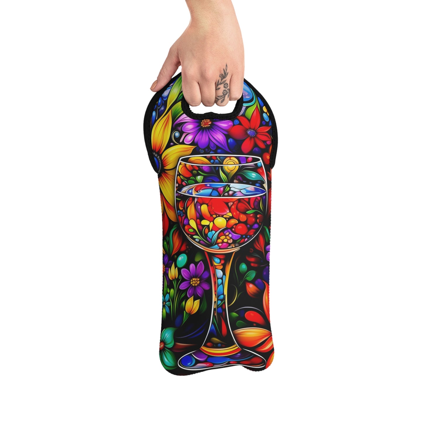 Wine Glass 2 Wine Tote Bag