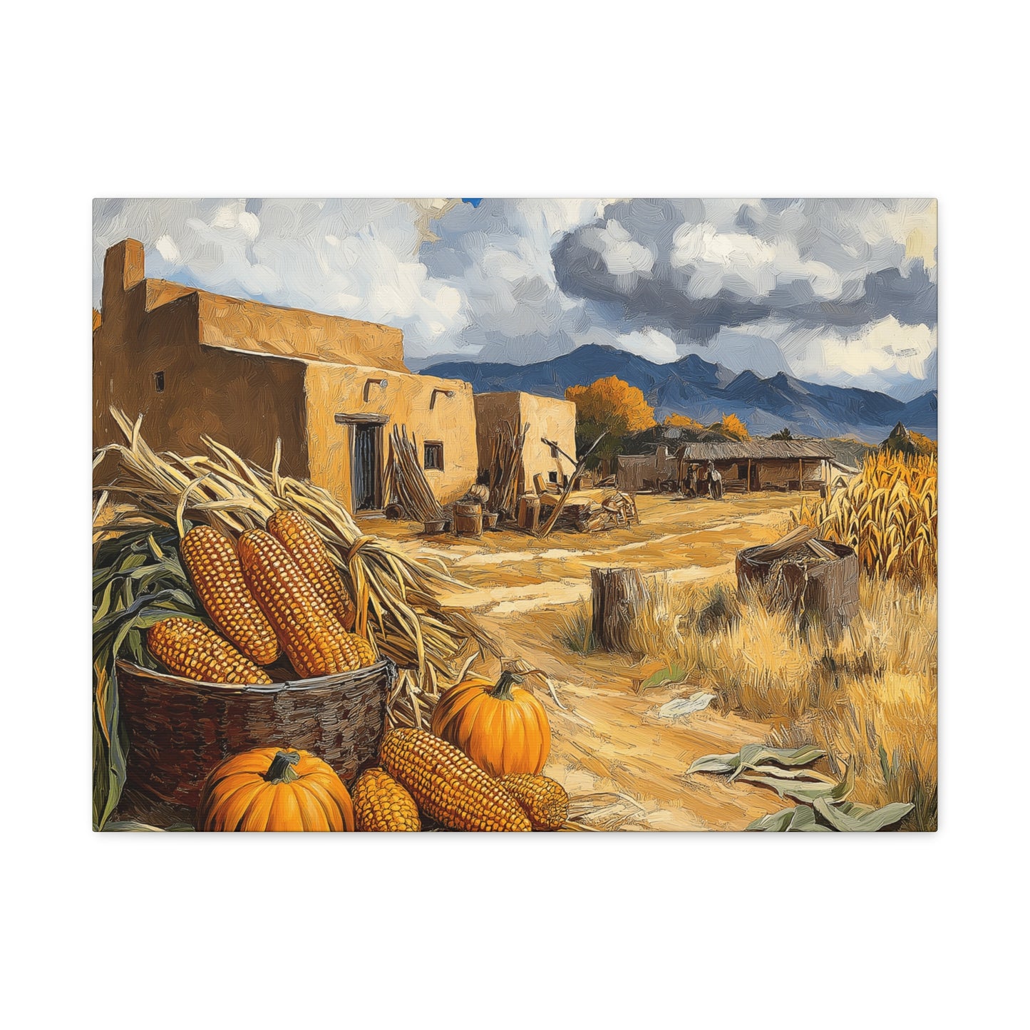 Canvas Gallery Wraps - Village Life Wall Art