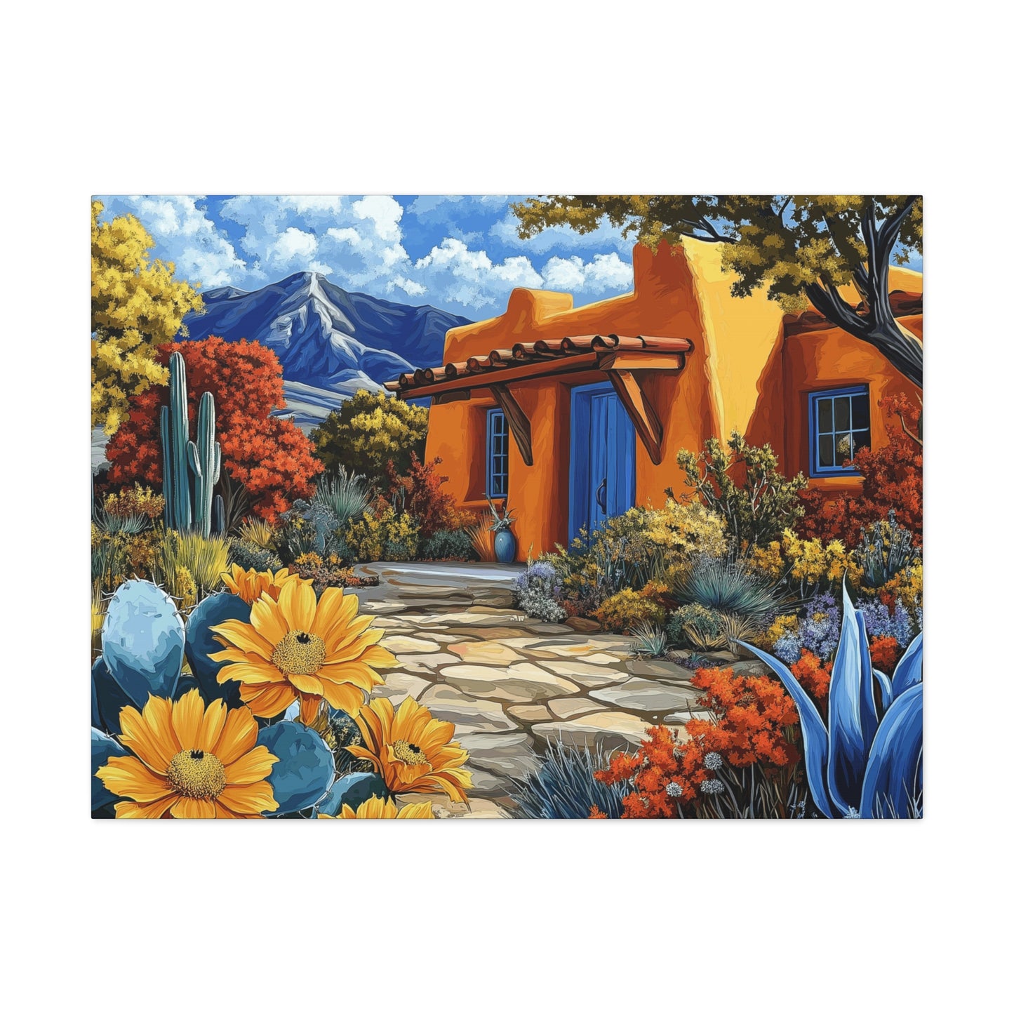 Canvas Gallery Wraps - New Mexico Echoes Casa 16 Wall Decor