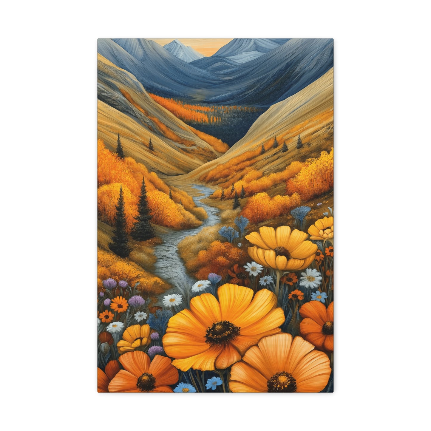 Canvas Gallery Wraps - Rocky Mountain Valley #2