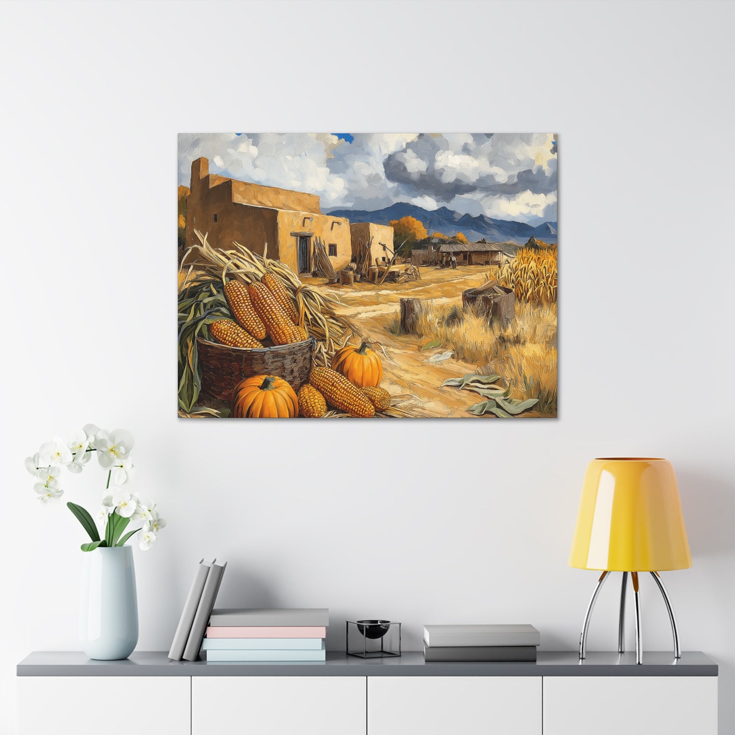 Canvas Gallery Wraps - Village Life Wall Art