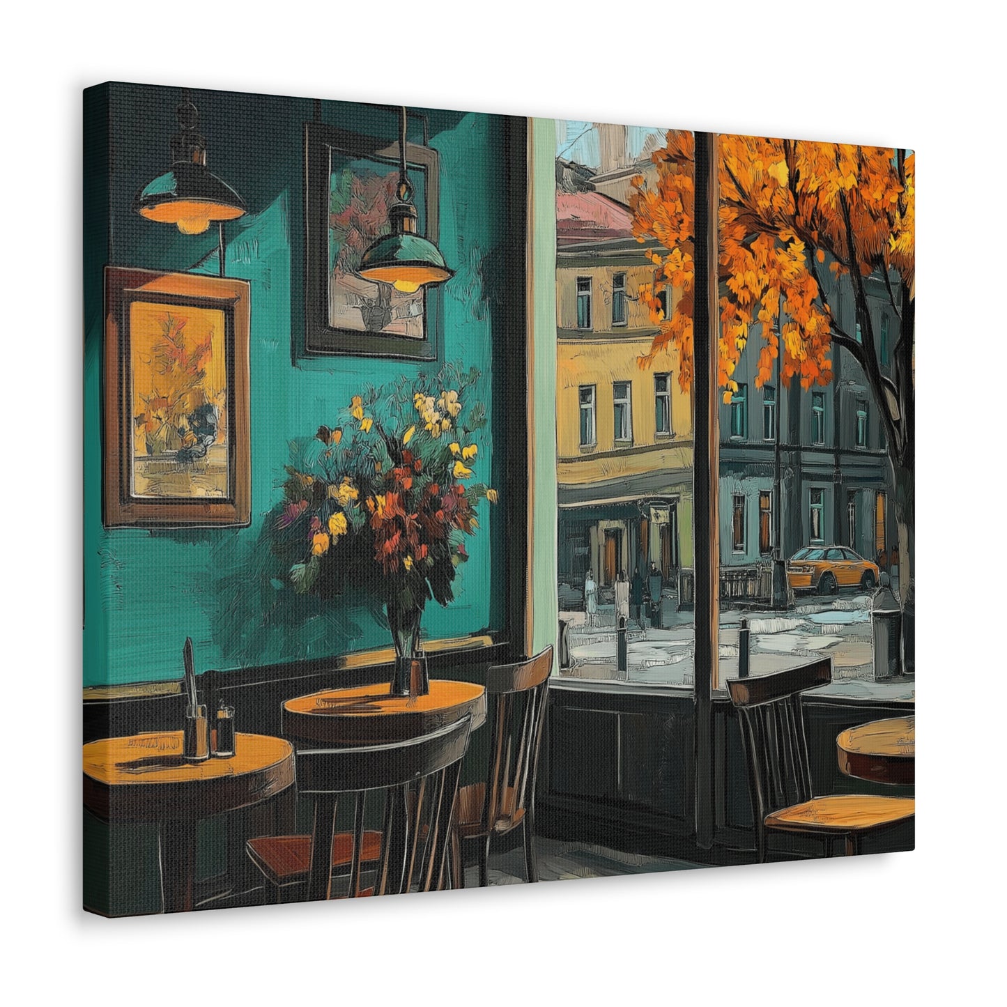 Canvas Gallery Wraps - Special Cafe in Special Place Wall Art