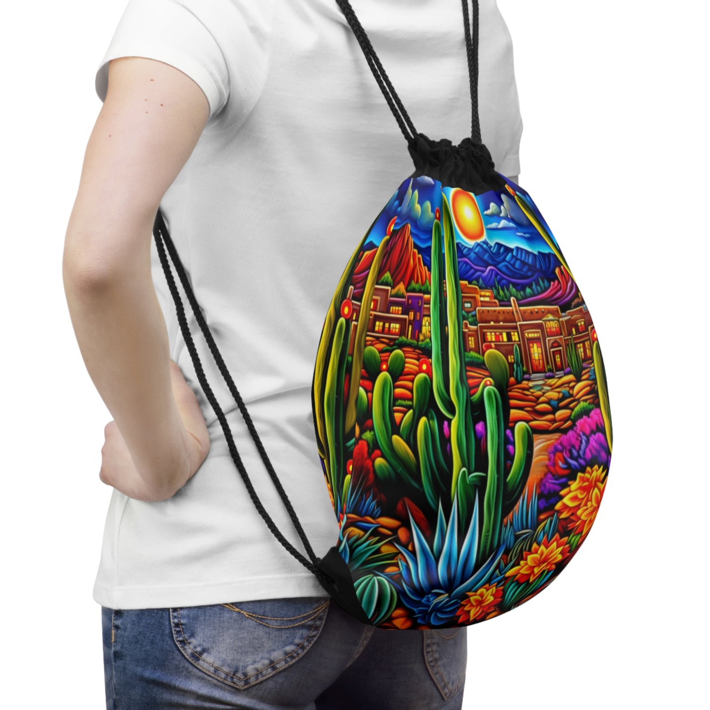 Vibrant NM v6a Drawstring Bag