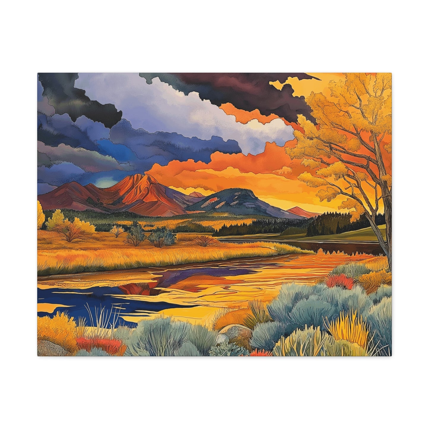 Canvas Gallery Wraps - Colorado Landscape in Glorious Colors