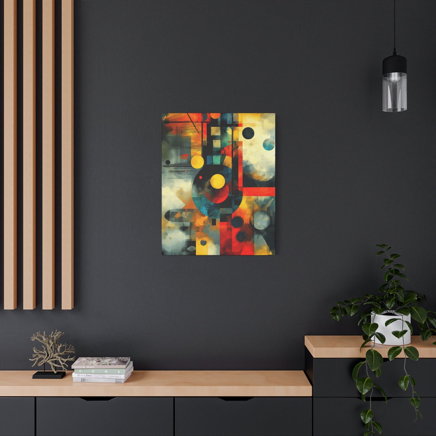 Modern Abstract Wall Art – Matte Canvas, Stretched 1.25"