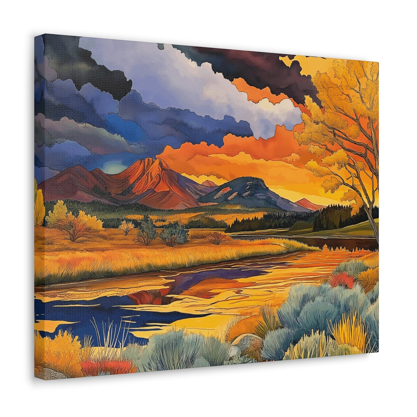 Canvas Gallery Wraps - Colorado Landscape in Glorious Colors