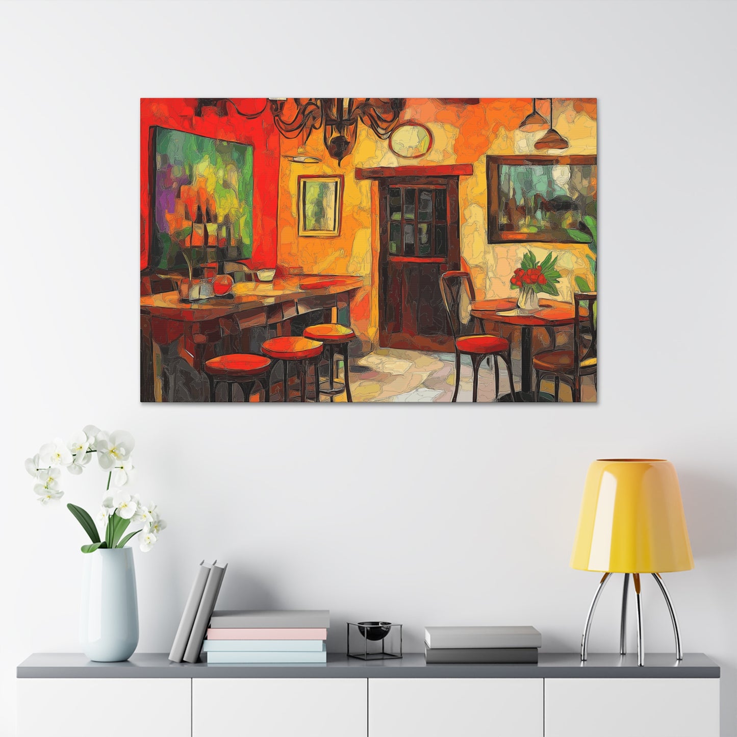 Canvas Gallery Wraps - Bistro Cafe Wall Art