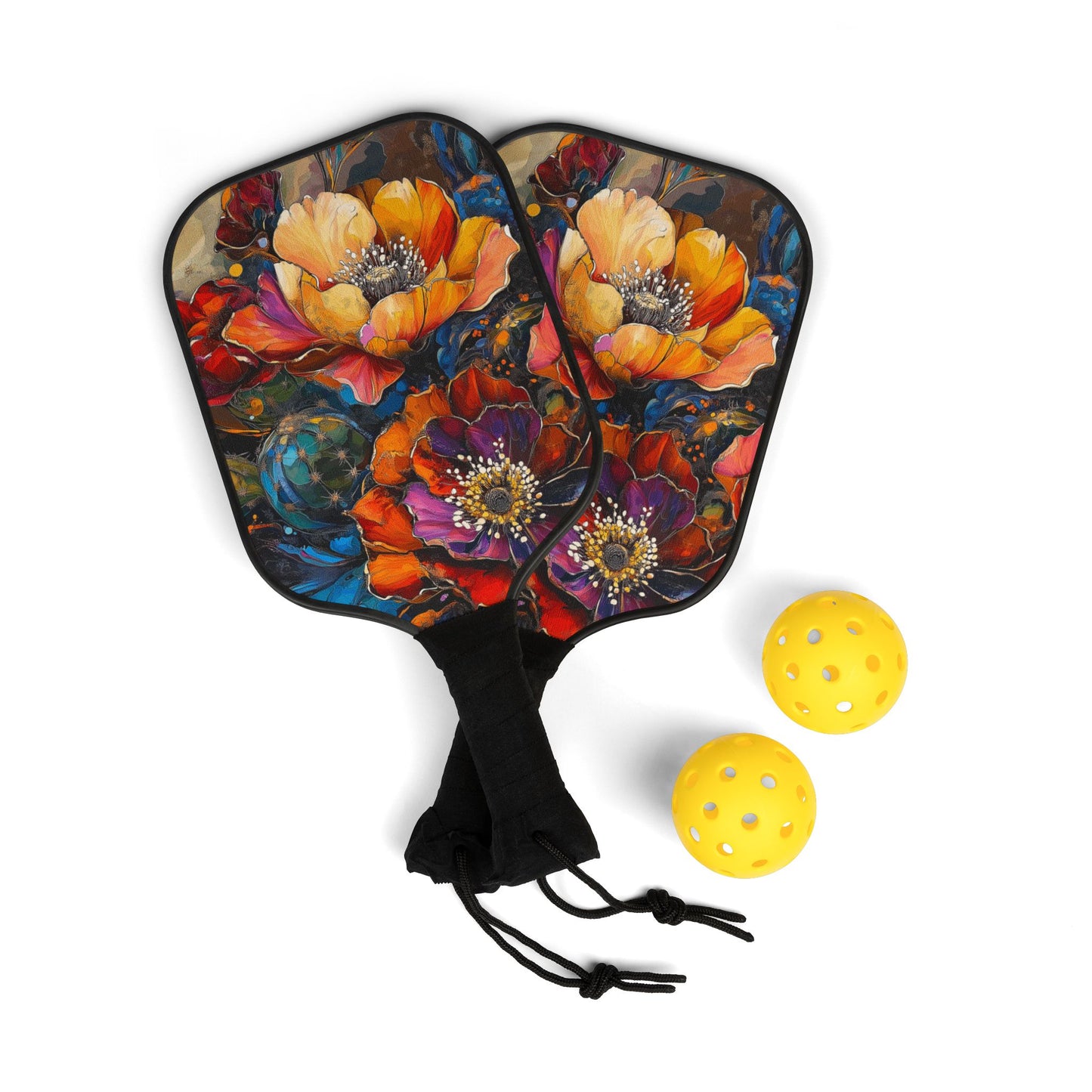 Pickleball Flower Paddles Kit