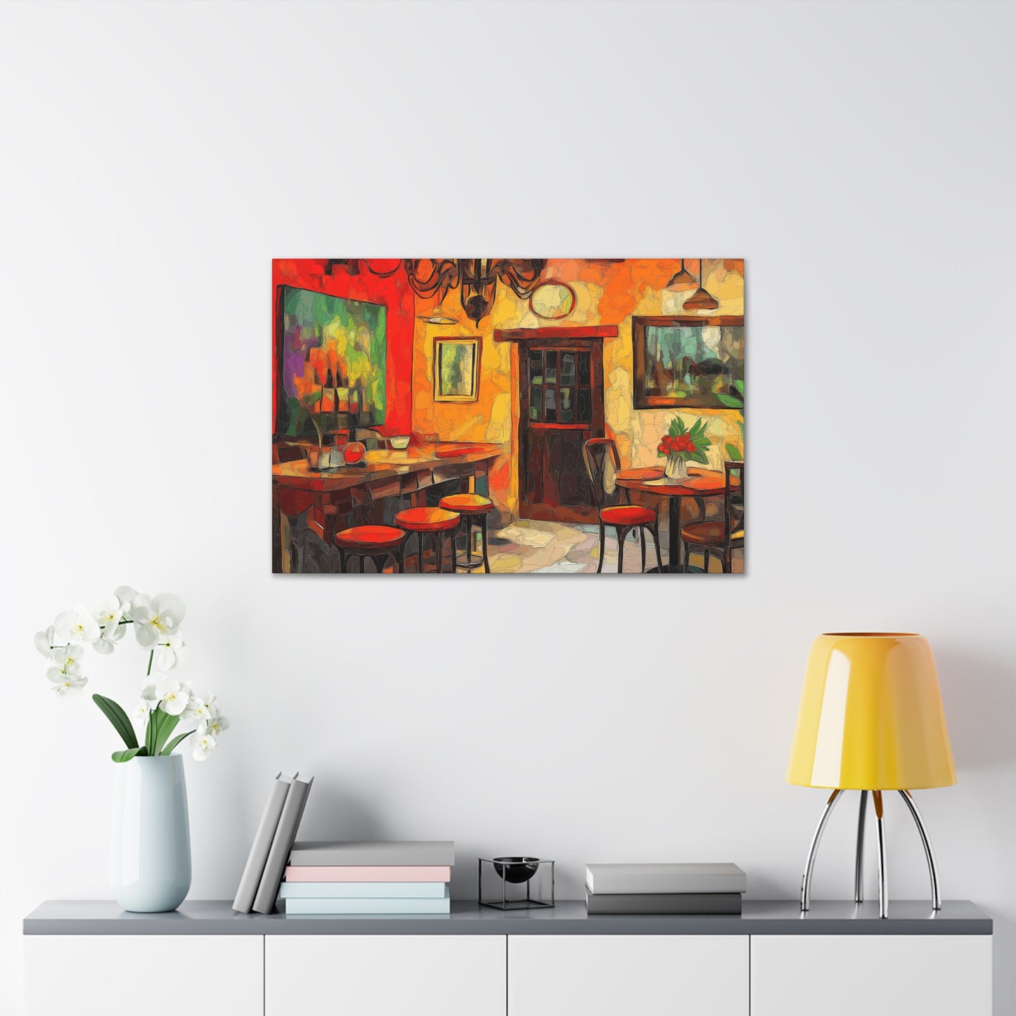 Canvas Gallery Wraps - Bistro Cafe Wall Art