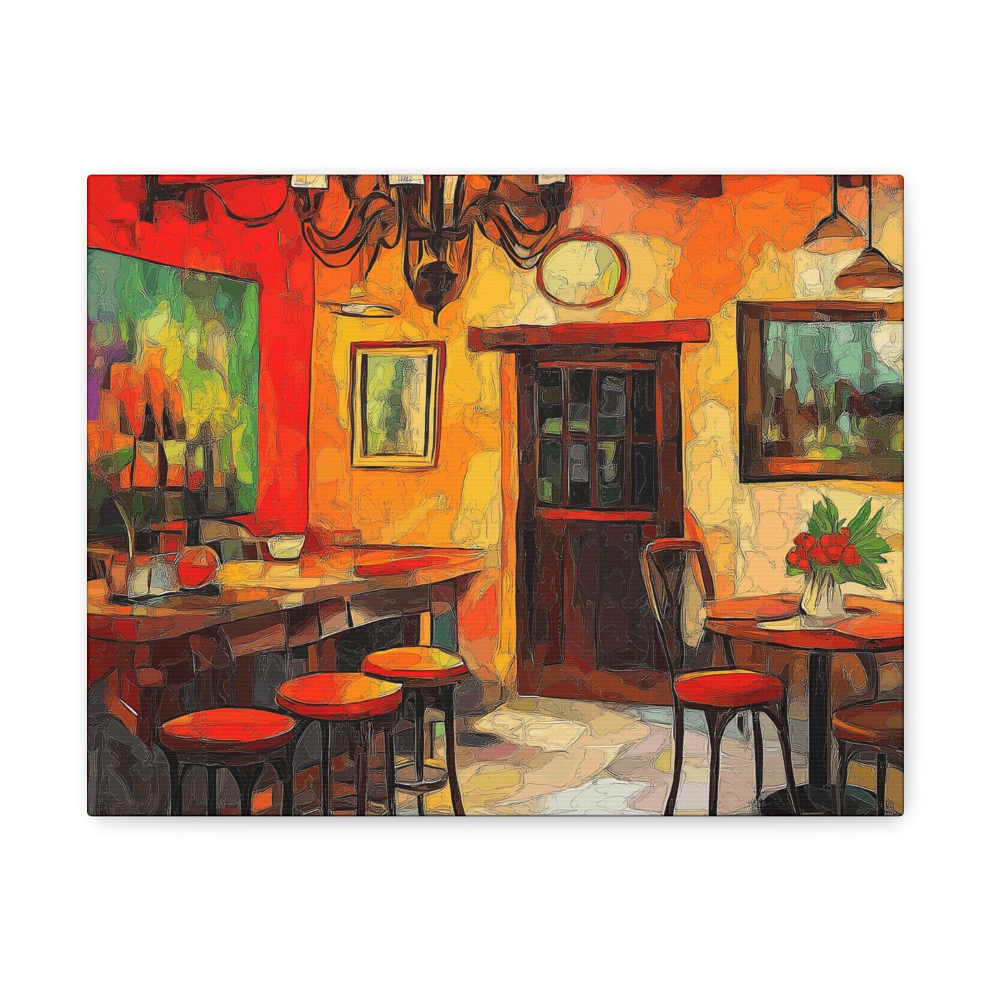 Canvas Gallery Wraps - Bistro Cafe Wall Art