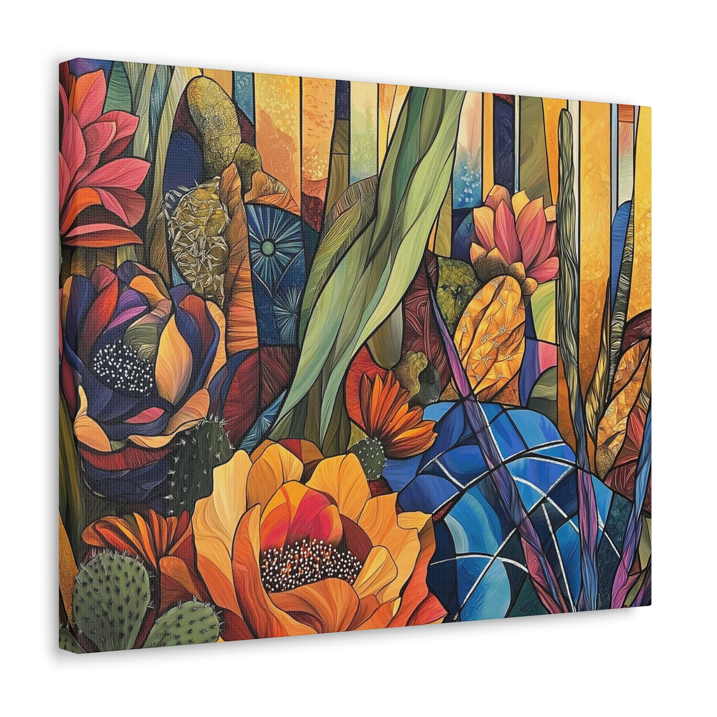 Canvas Gallery Wraps Cactus Flowers Everywhere 12