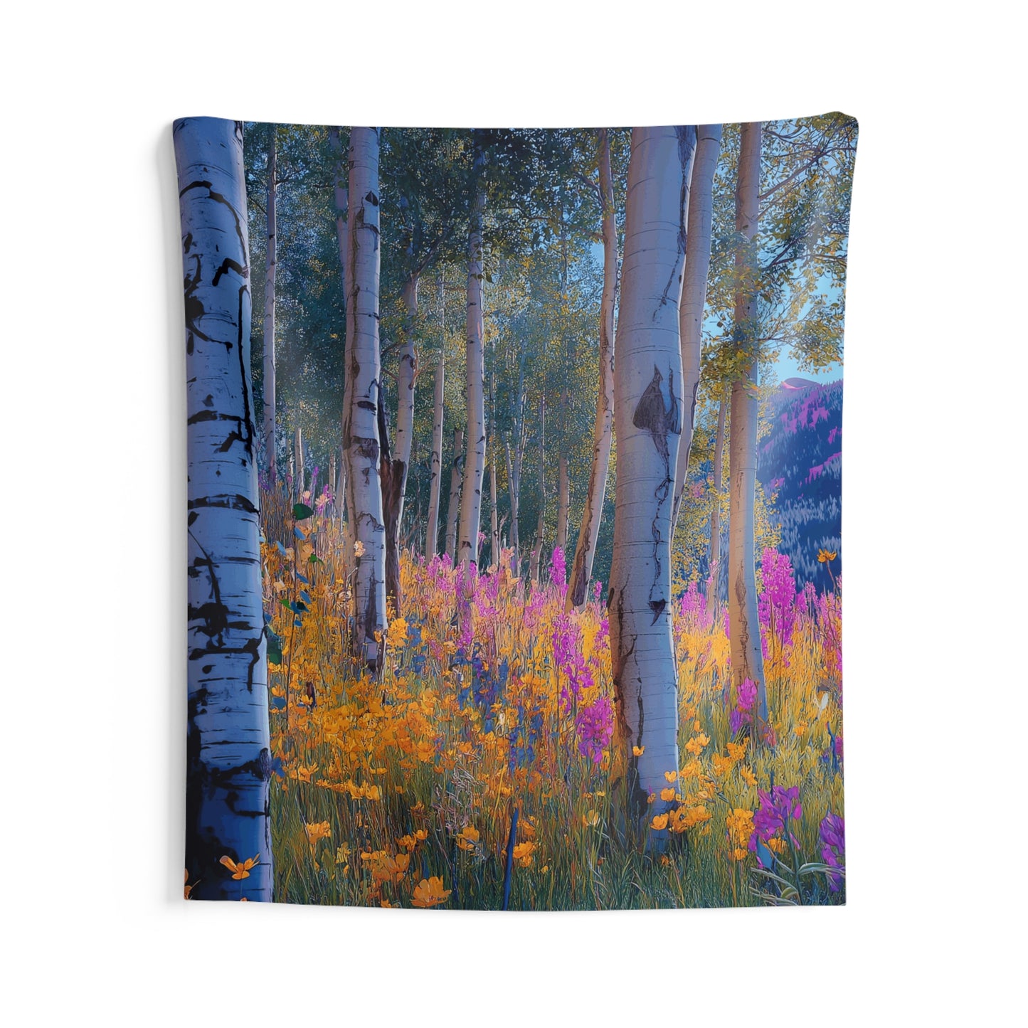 Aspen Pink Indoor Wall Tapestry