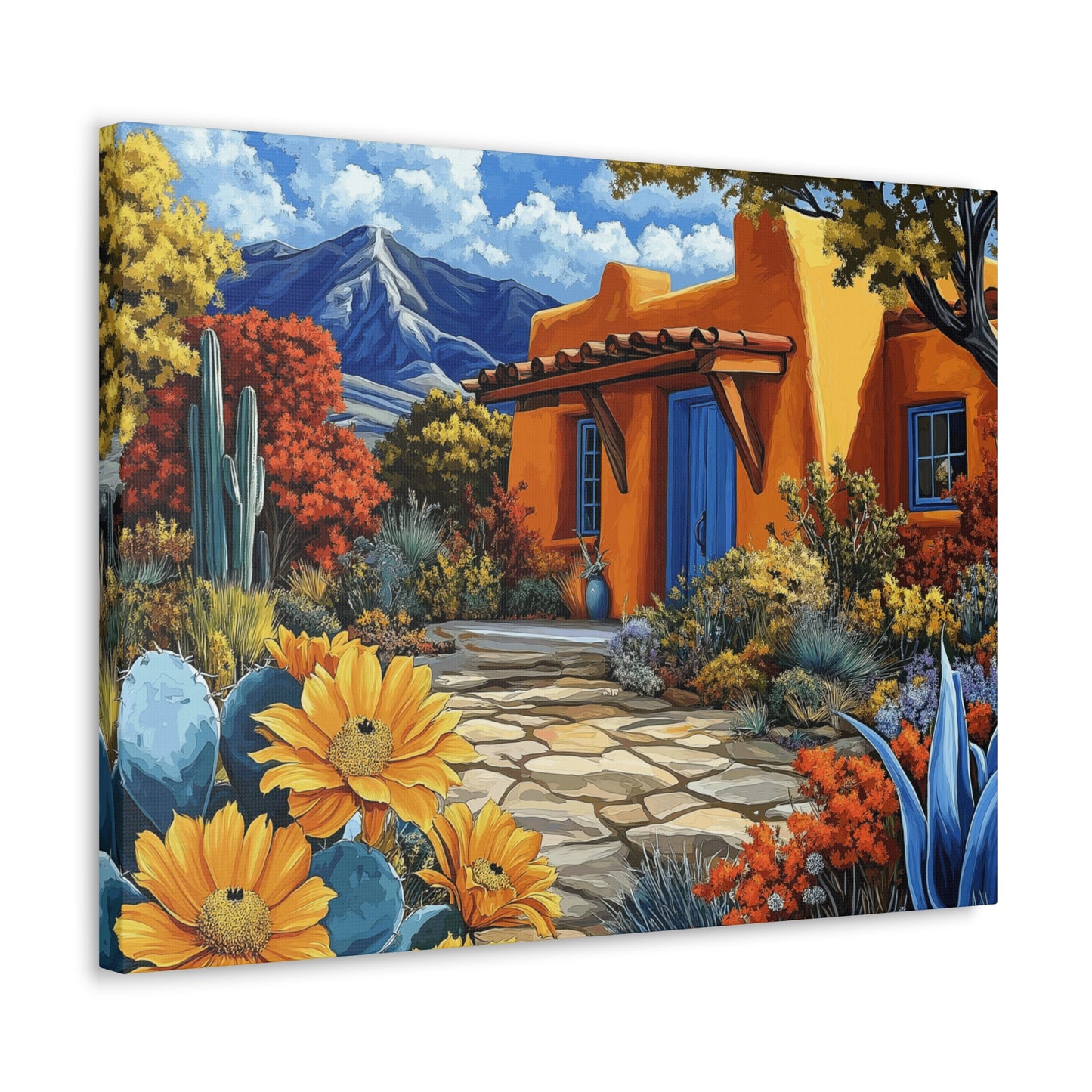 Canvas Gallery Wraps - New Mexico Echoes Casa 16 Wall Decor