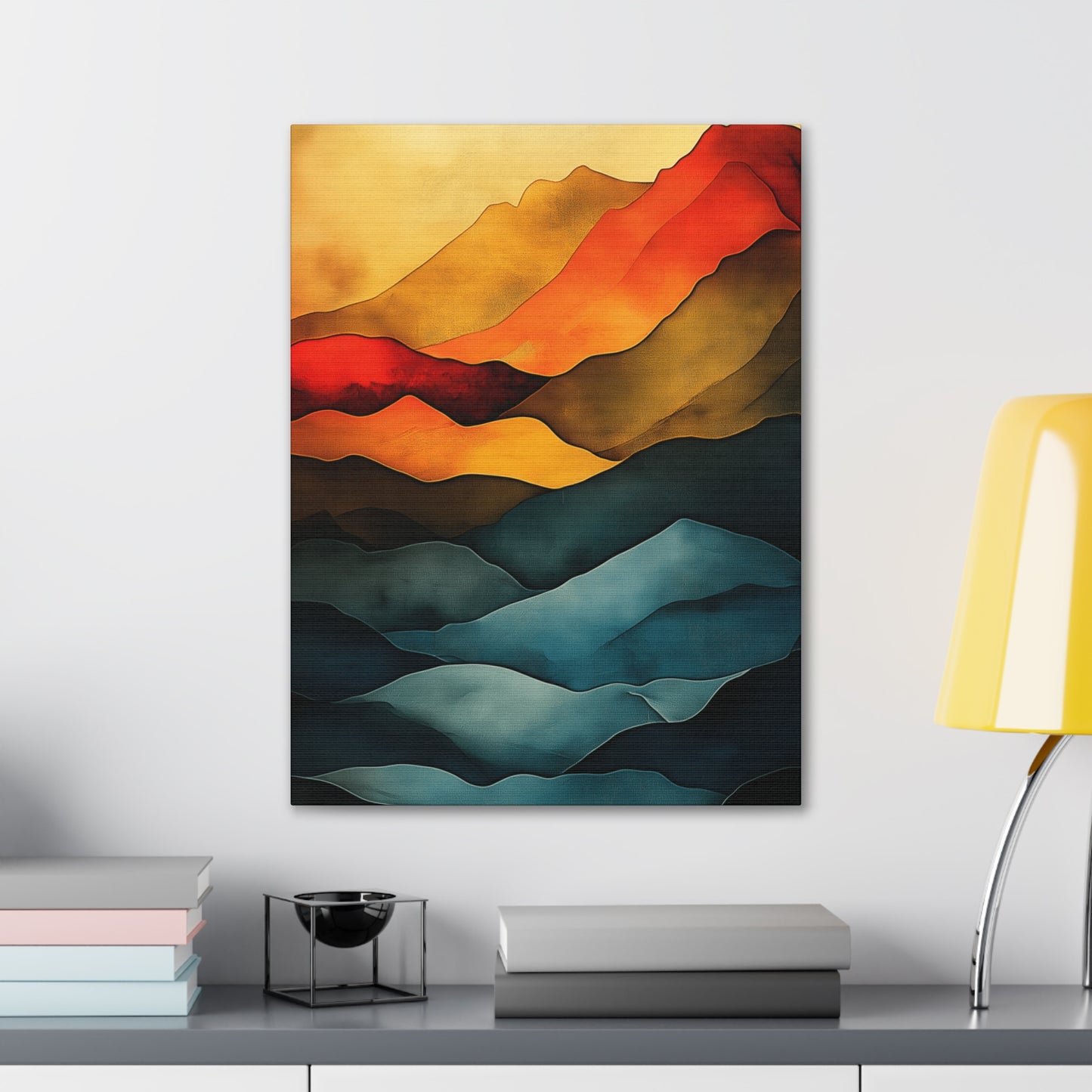 Canvas Prints Bold Expression Mountains