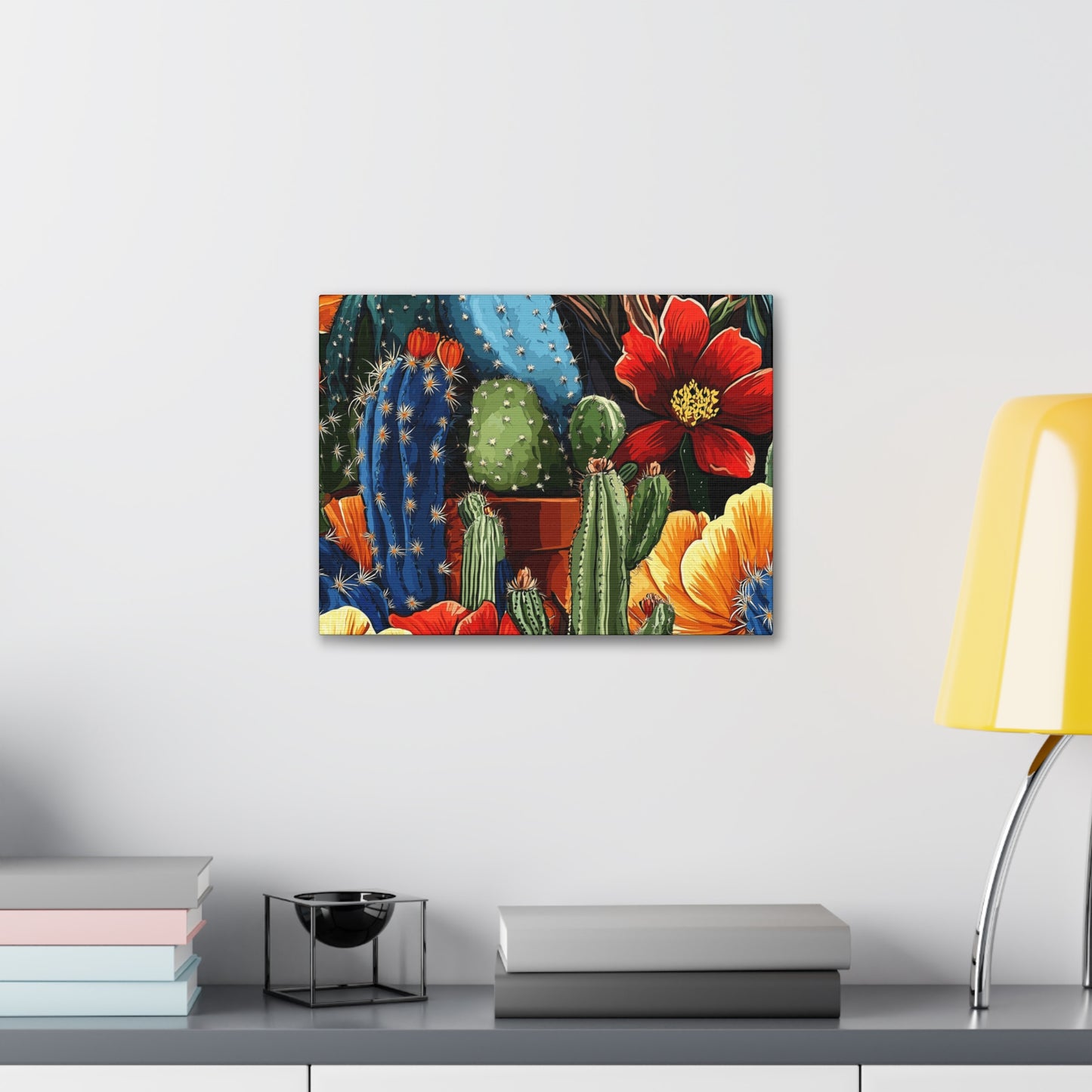 Canvas Wall Art - Cacti Gathering - smaller sizes