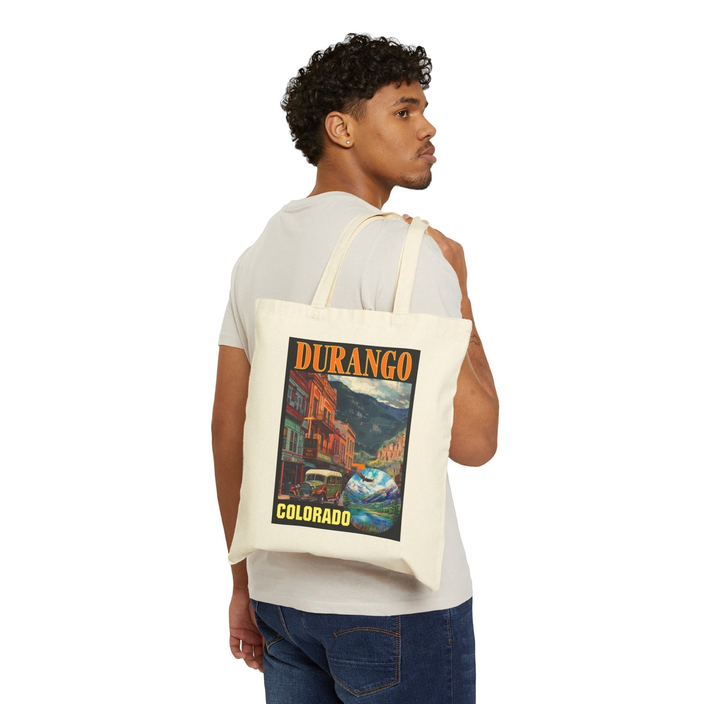 Durango Cotton Canvas Tote Bag