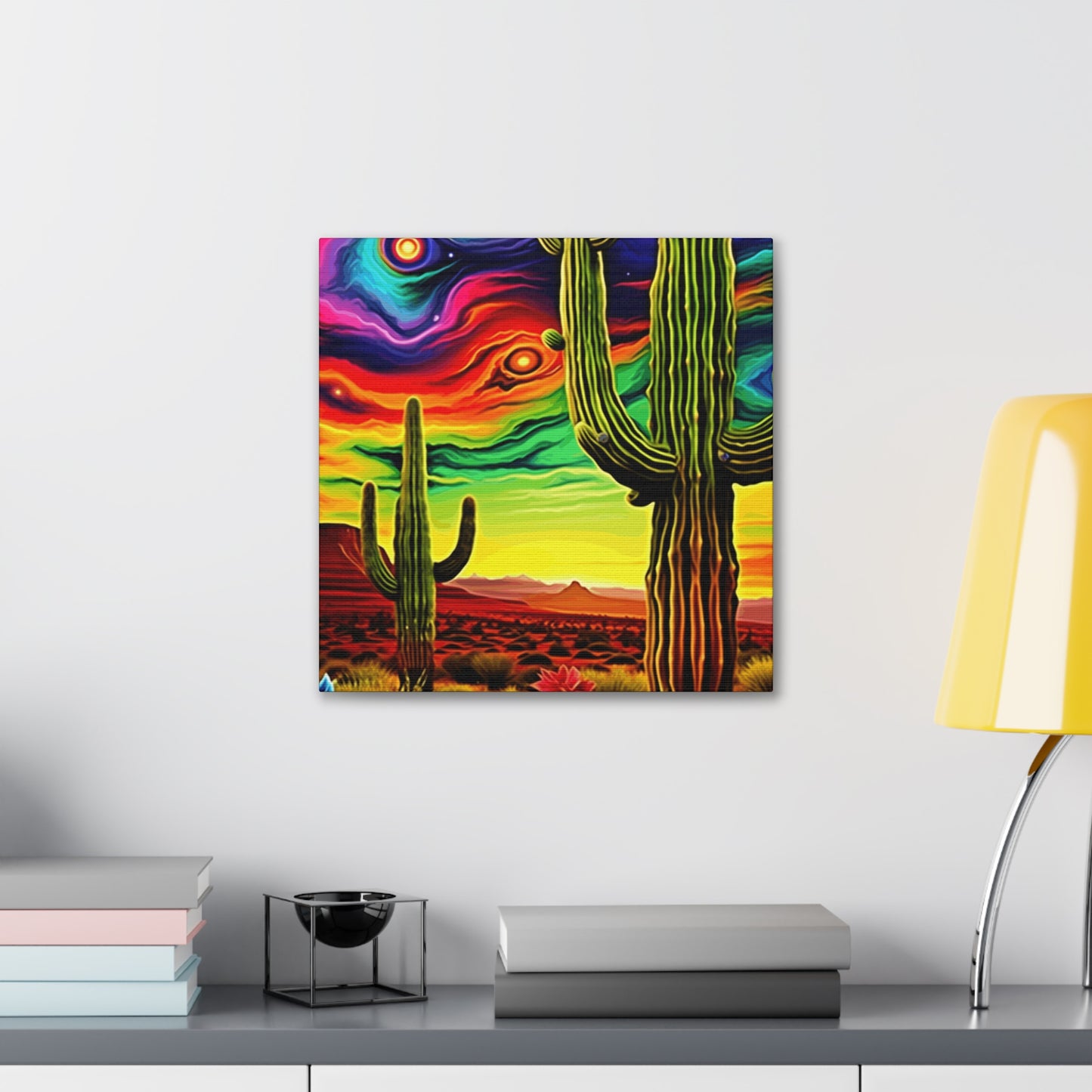 Cactus Sky 1 Canvas Gallery Wrap