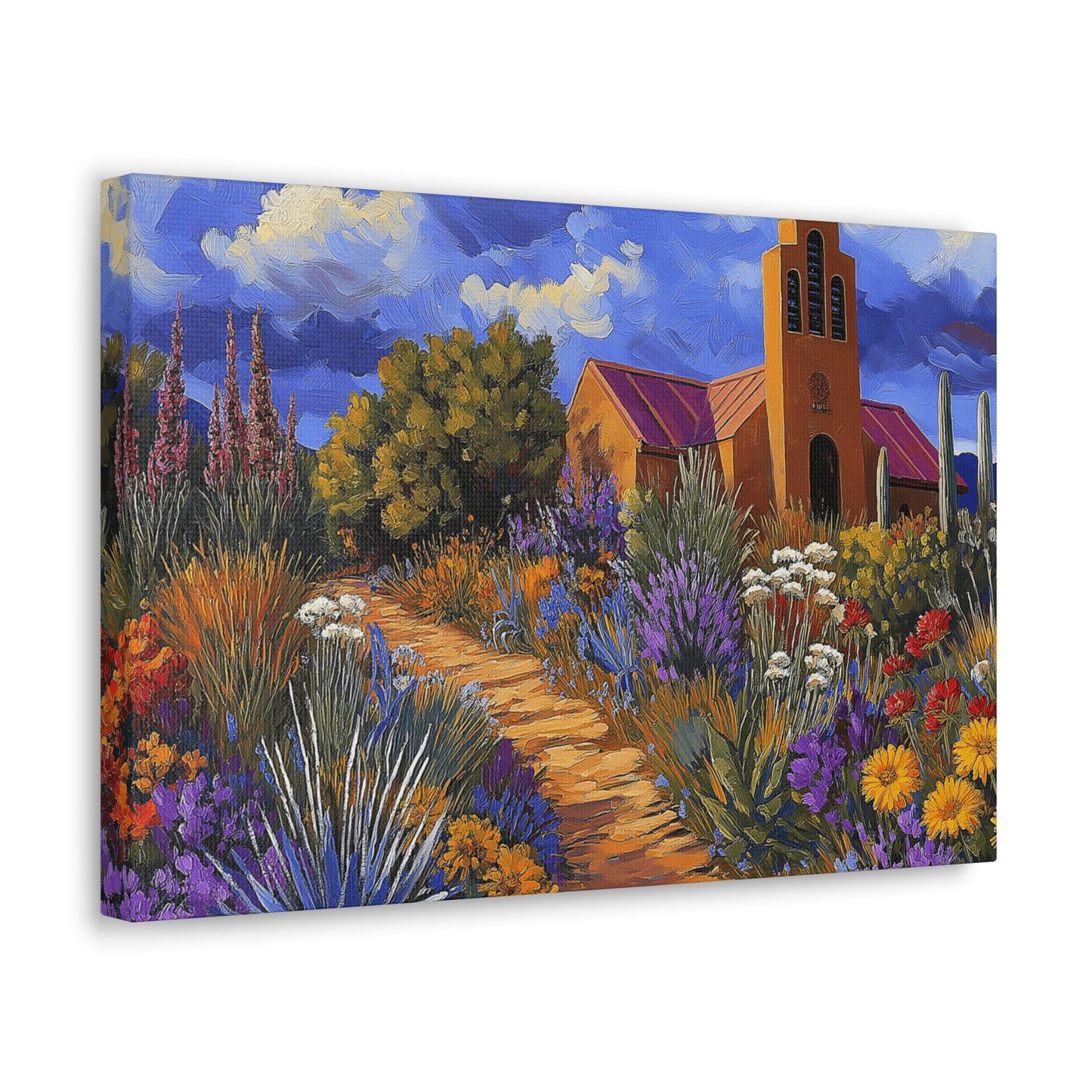 Canvas Prints - Abundance of Colorful Blooms Wall Art