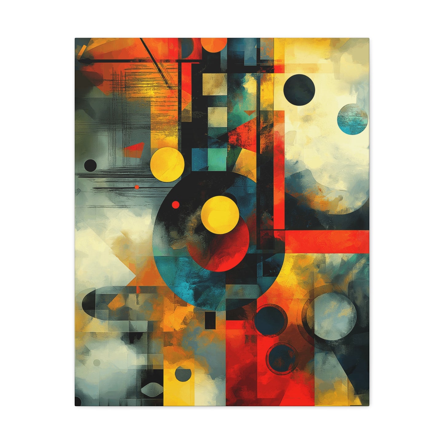 Modern Abstract Wall Art – Matte Canvas, Stretched 1.25"