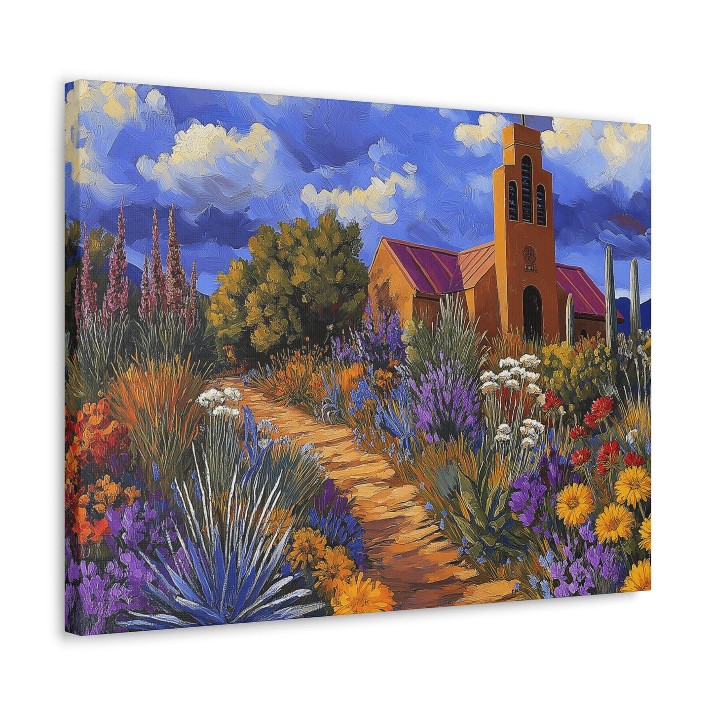 Canvas Prints - Abundance of Colorful Blooms Wall Art