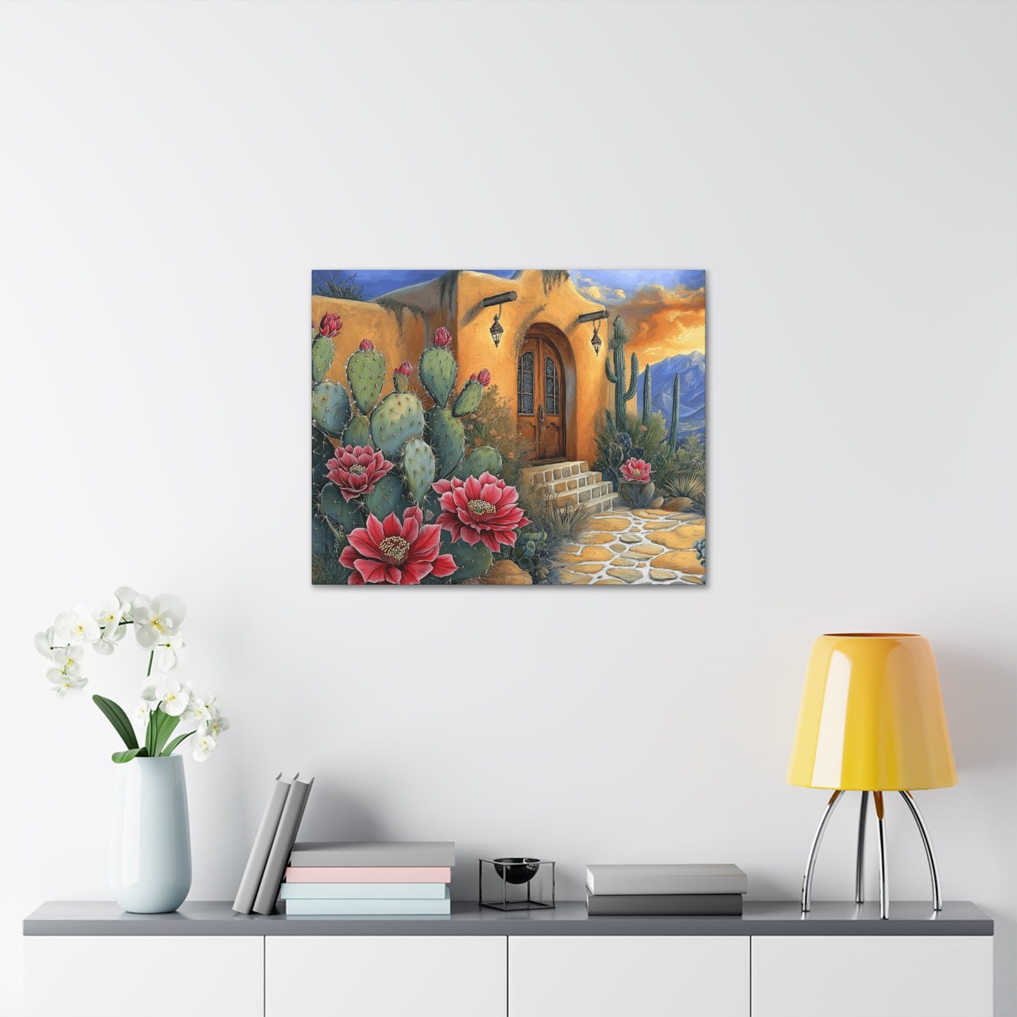 Canvas Gallery Wraps - Cacti in Bloom Home Decor