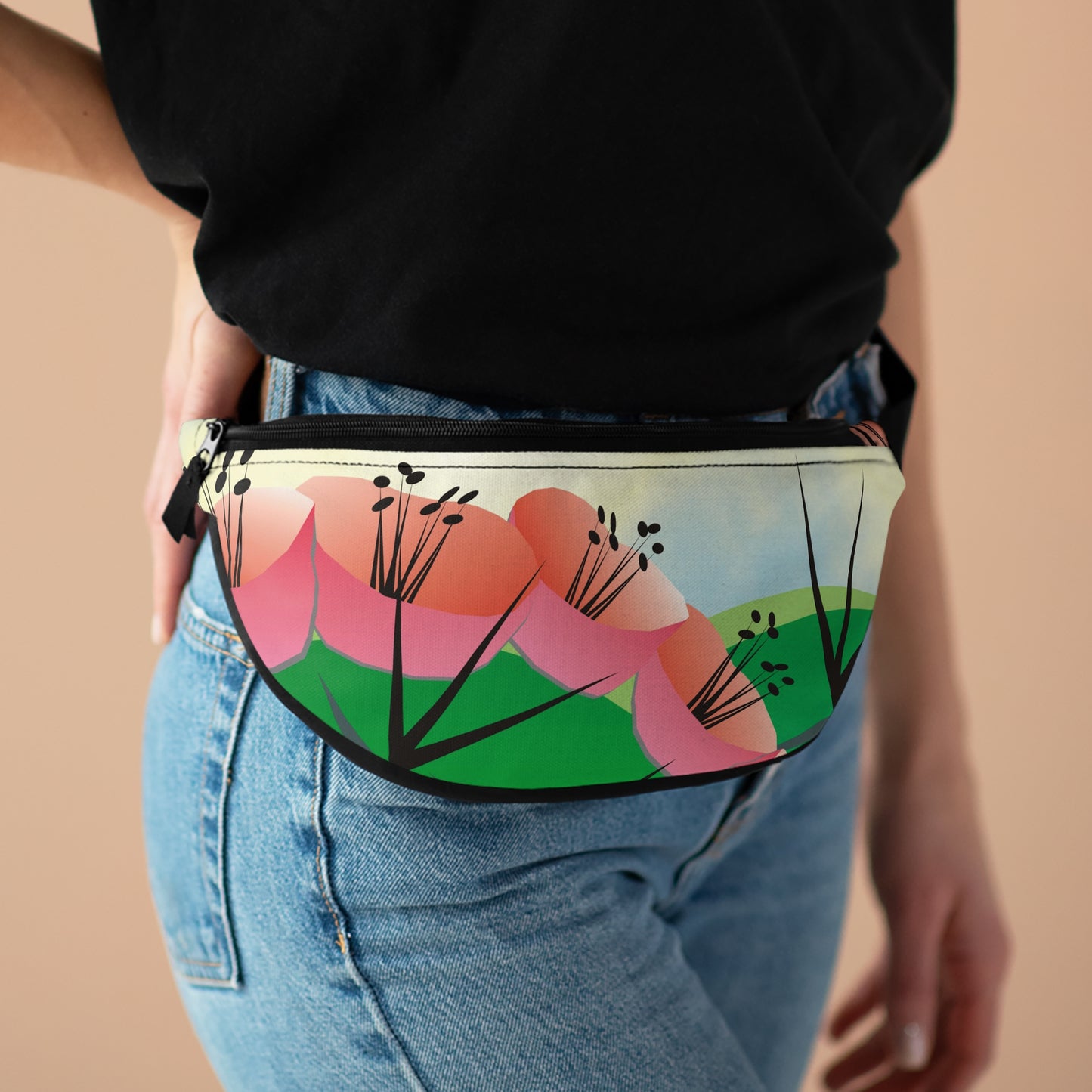 Green Cactus Fanny Pack