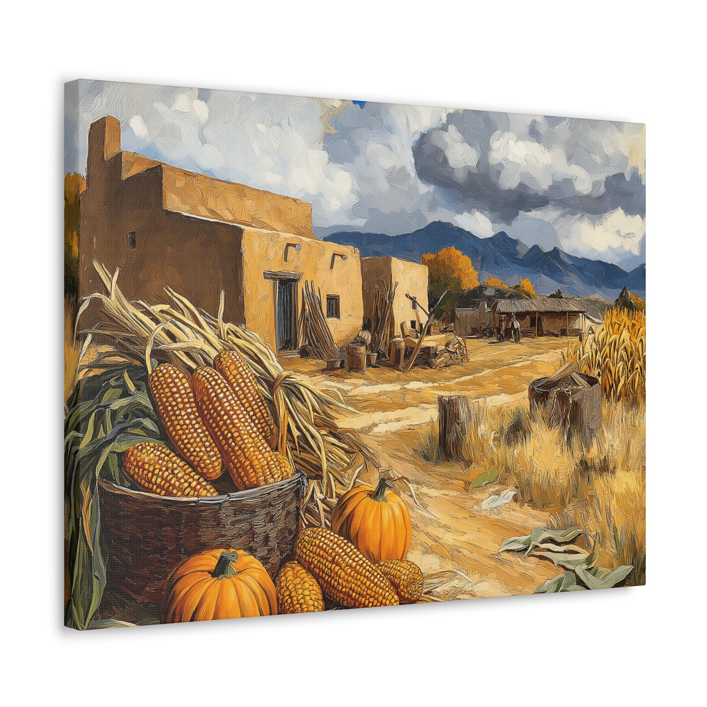 Canvas Gallery Wraps - Village Life Wall Art