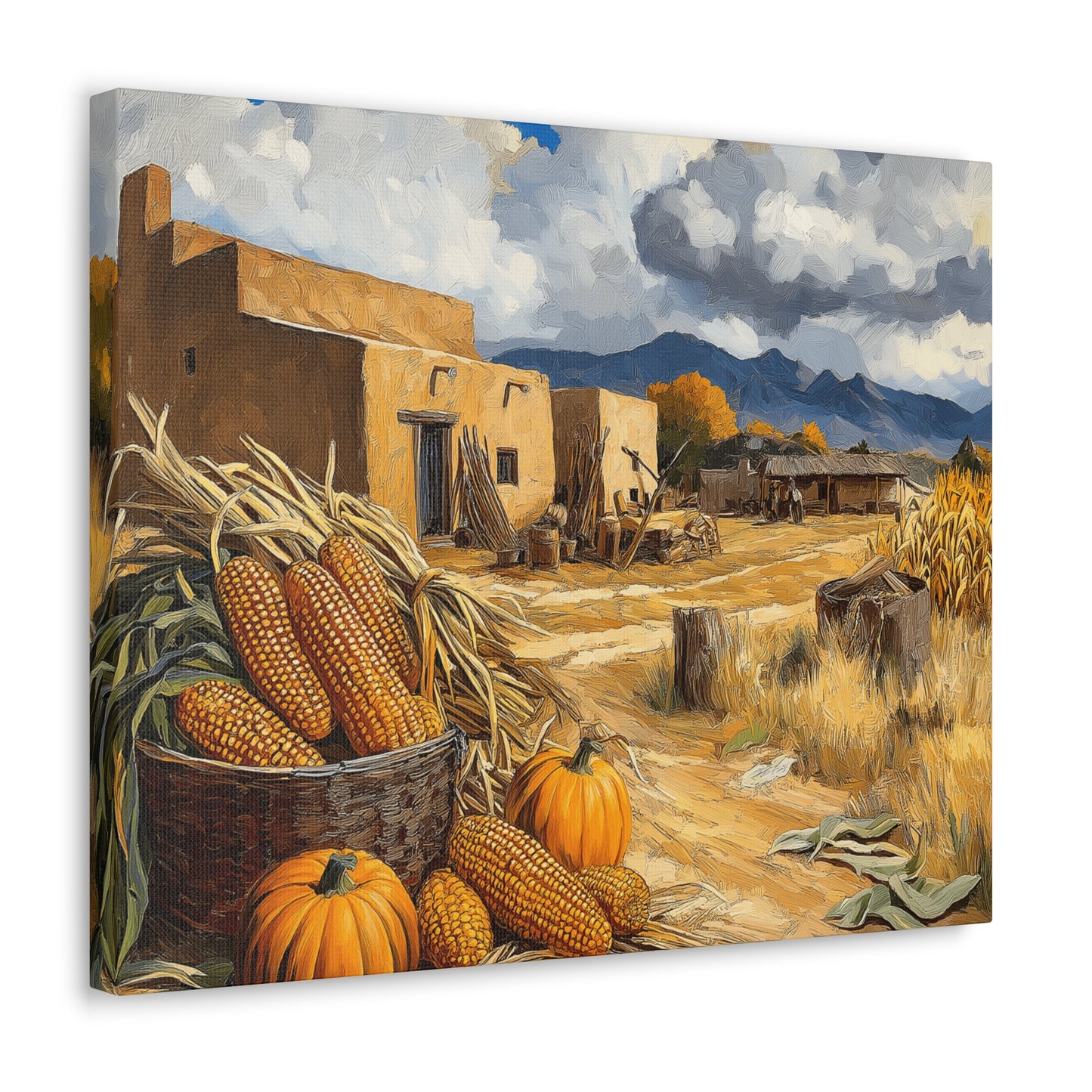 Canvas Gallery Wraps - Village Life Wall Art