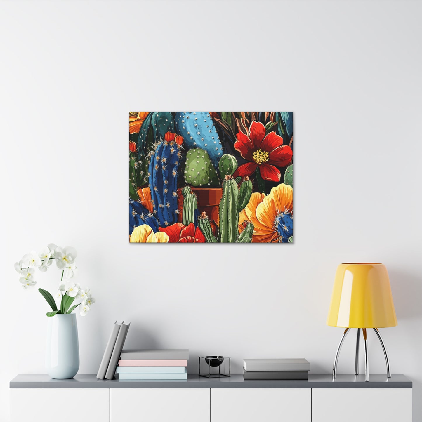 Canvas Wall Art - Cacti Gathering - smaller sizes