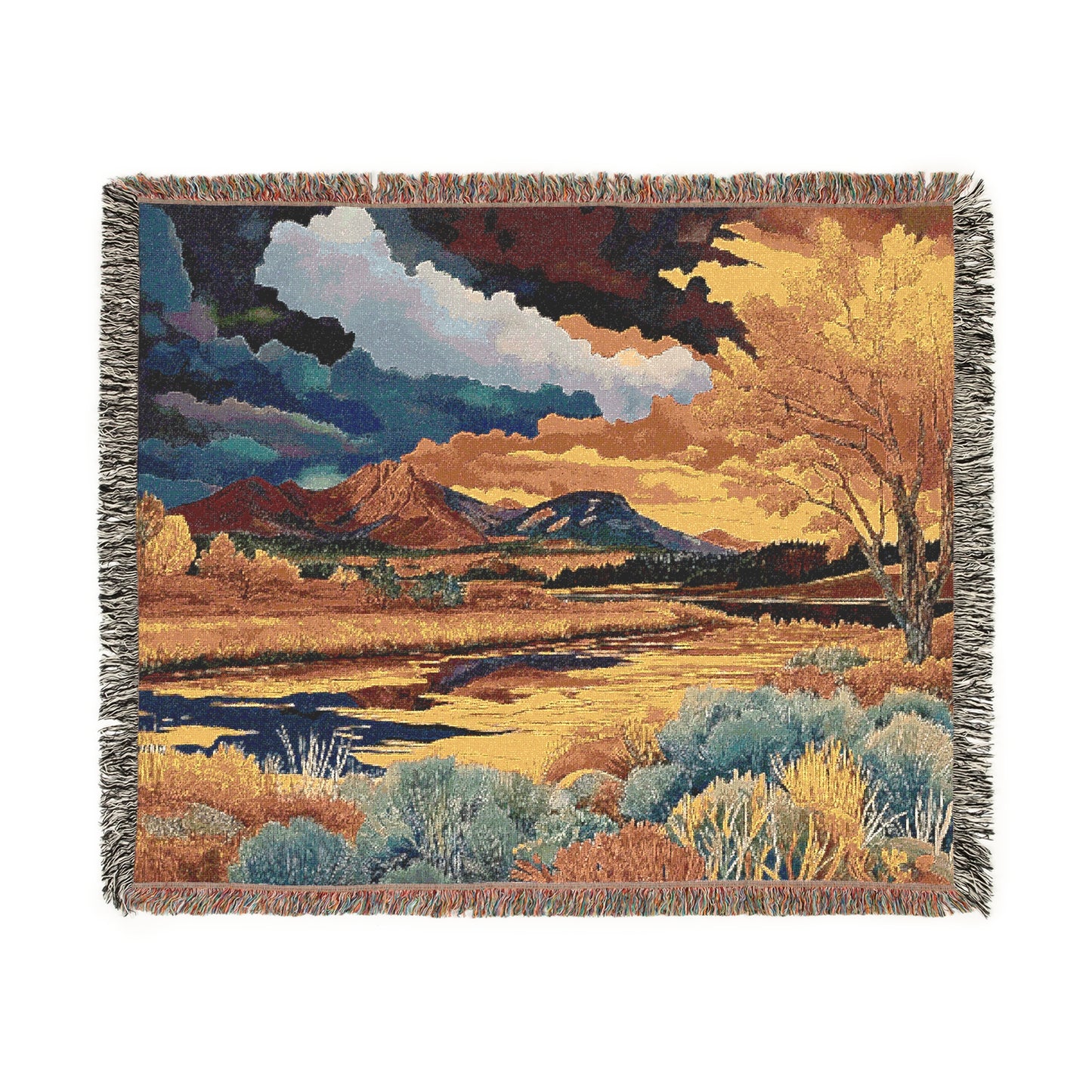 Woven Blanket - Colorado Landscape