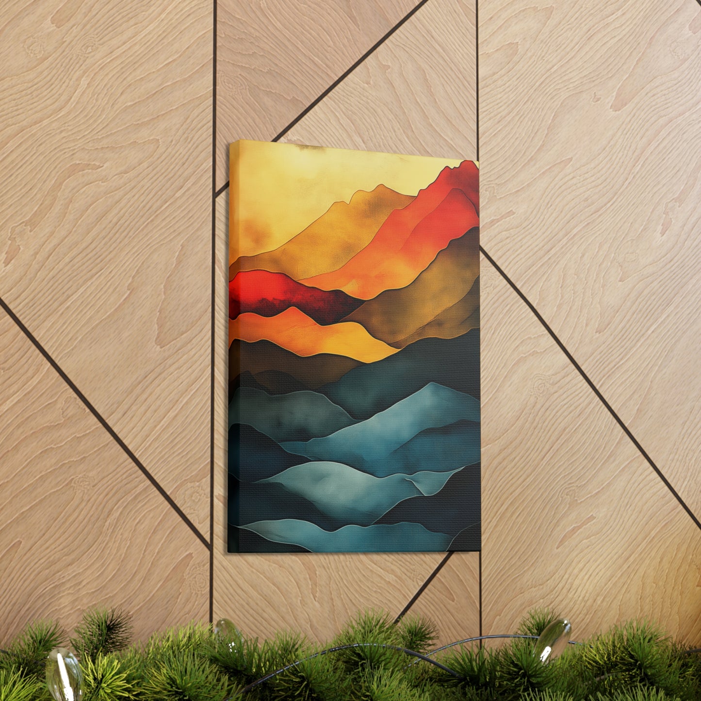 Canvas Prints Bold Expression Mountains