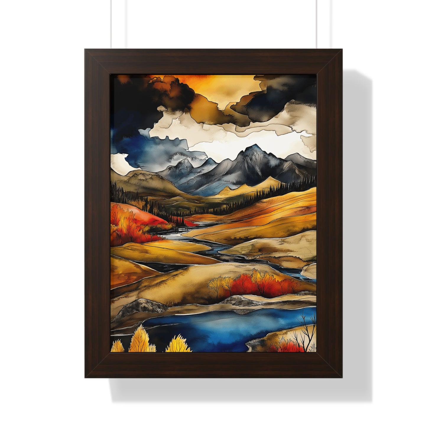 Vertical Poster - Majestic Mountains 2